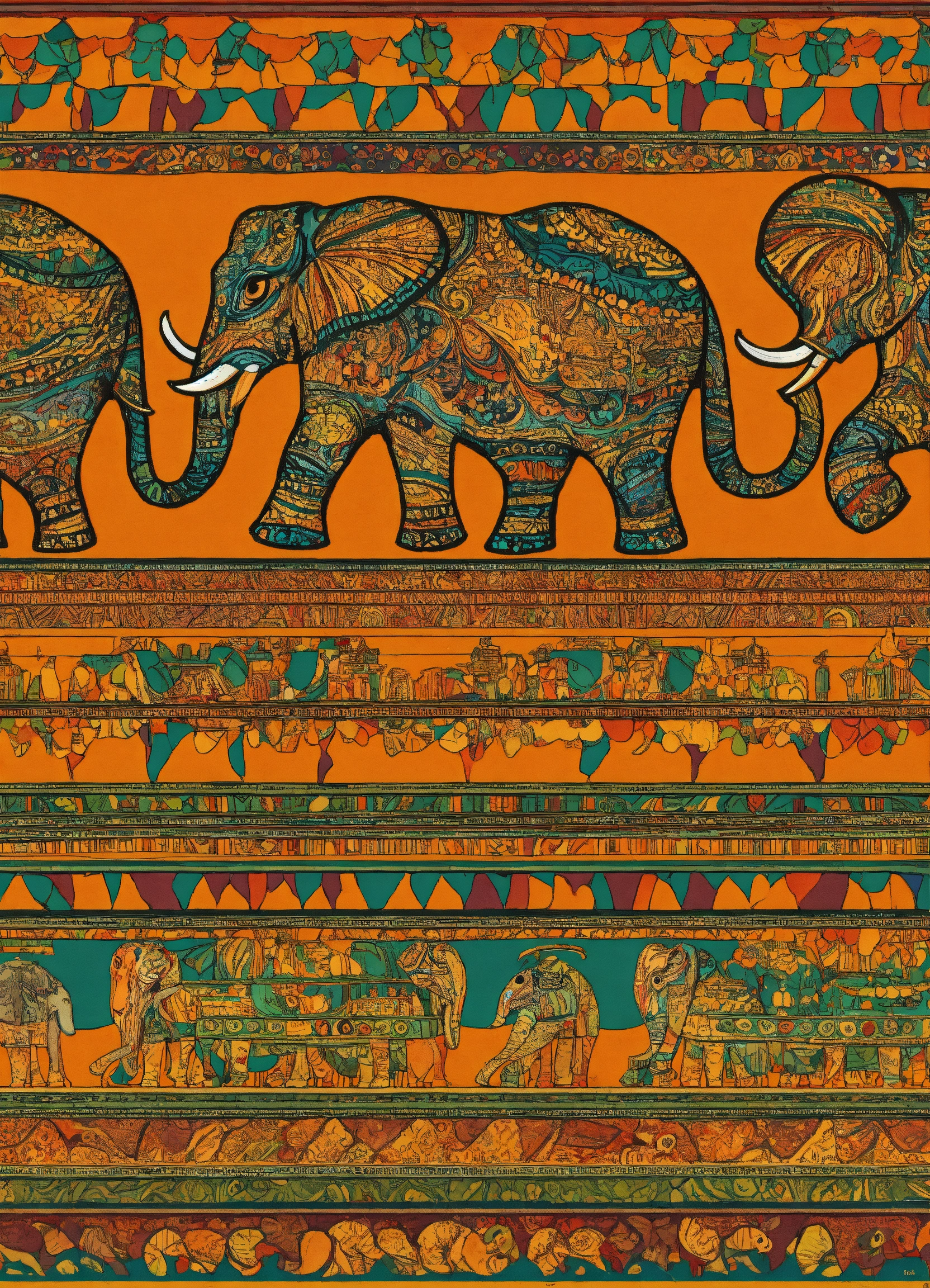 Lexica - Elephant pattern