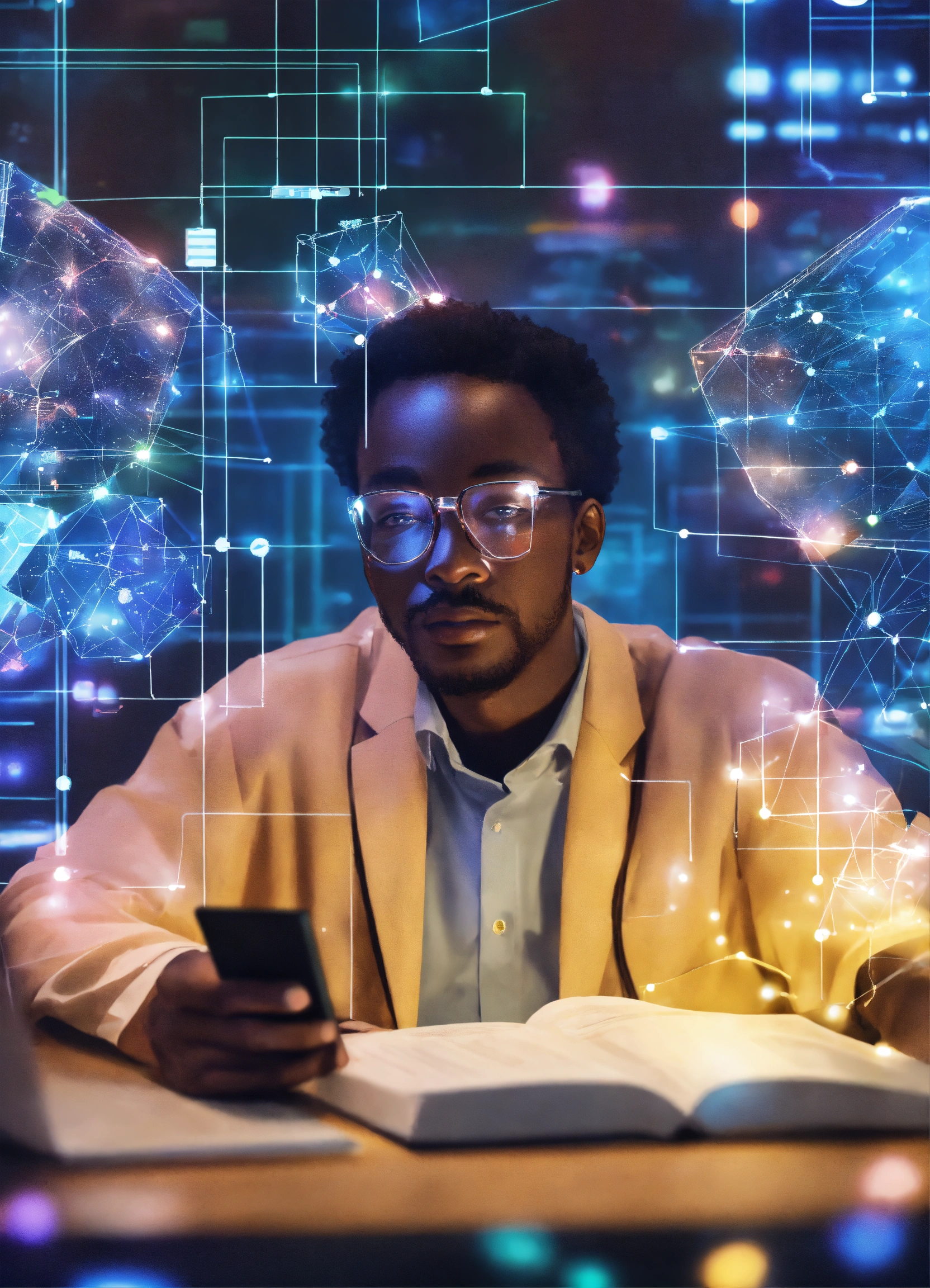 Lexica - Many african professors collaboratively working together in ...