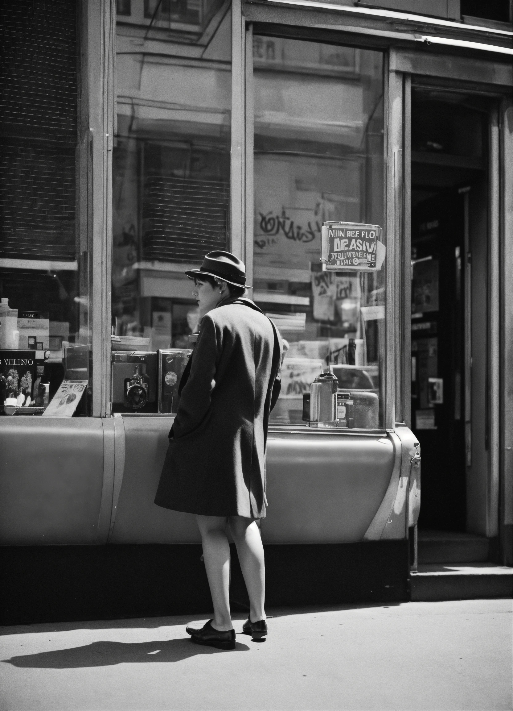 Lexica - Street photography in the style of vivian maier and rolleiflex