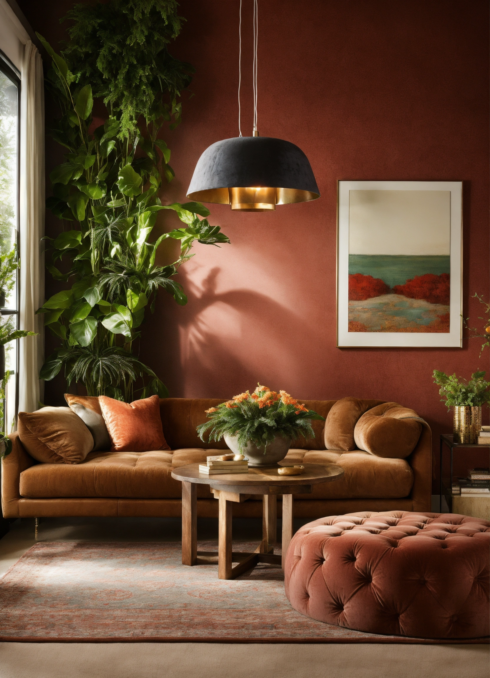 Lexica - Create a cozy and inviting living room with a touch of modern ...