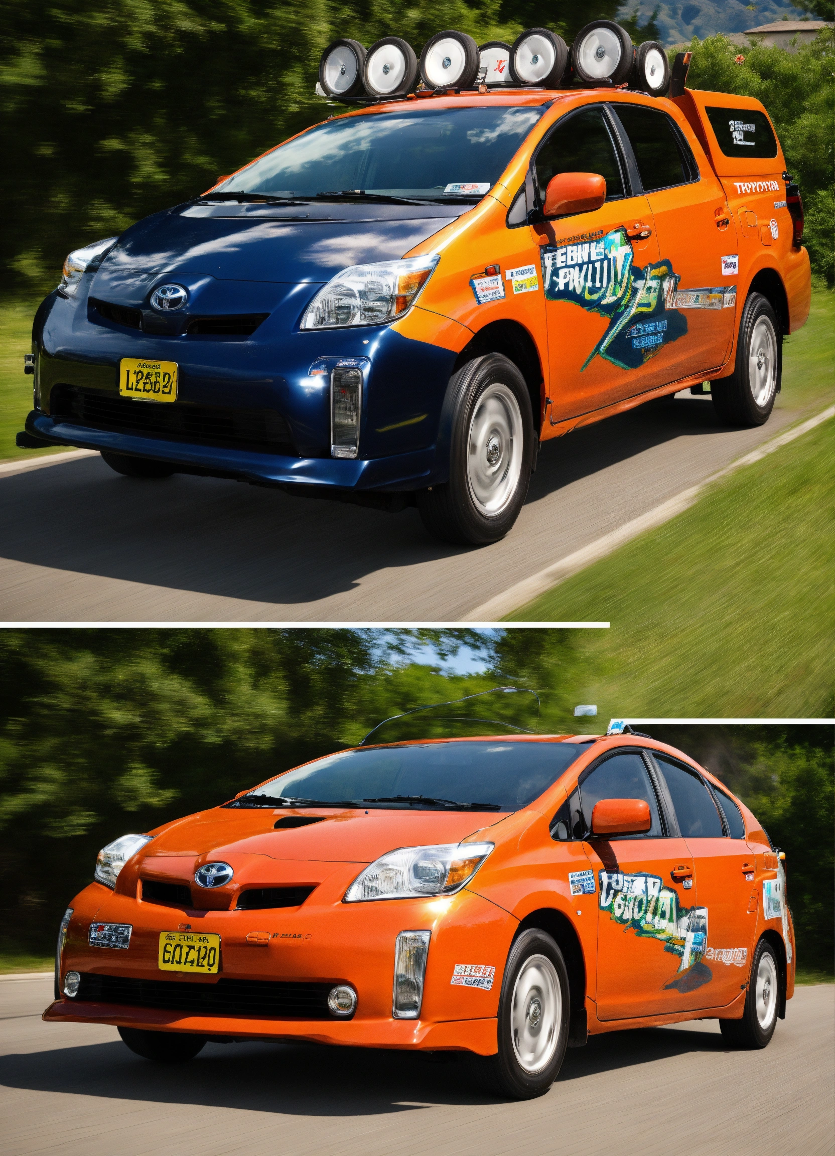 Lexica - Toyota Prius truck crazy, wacky, funny