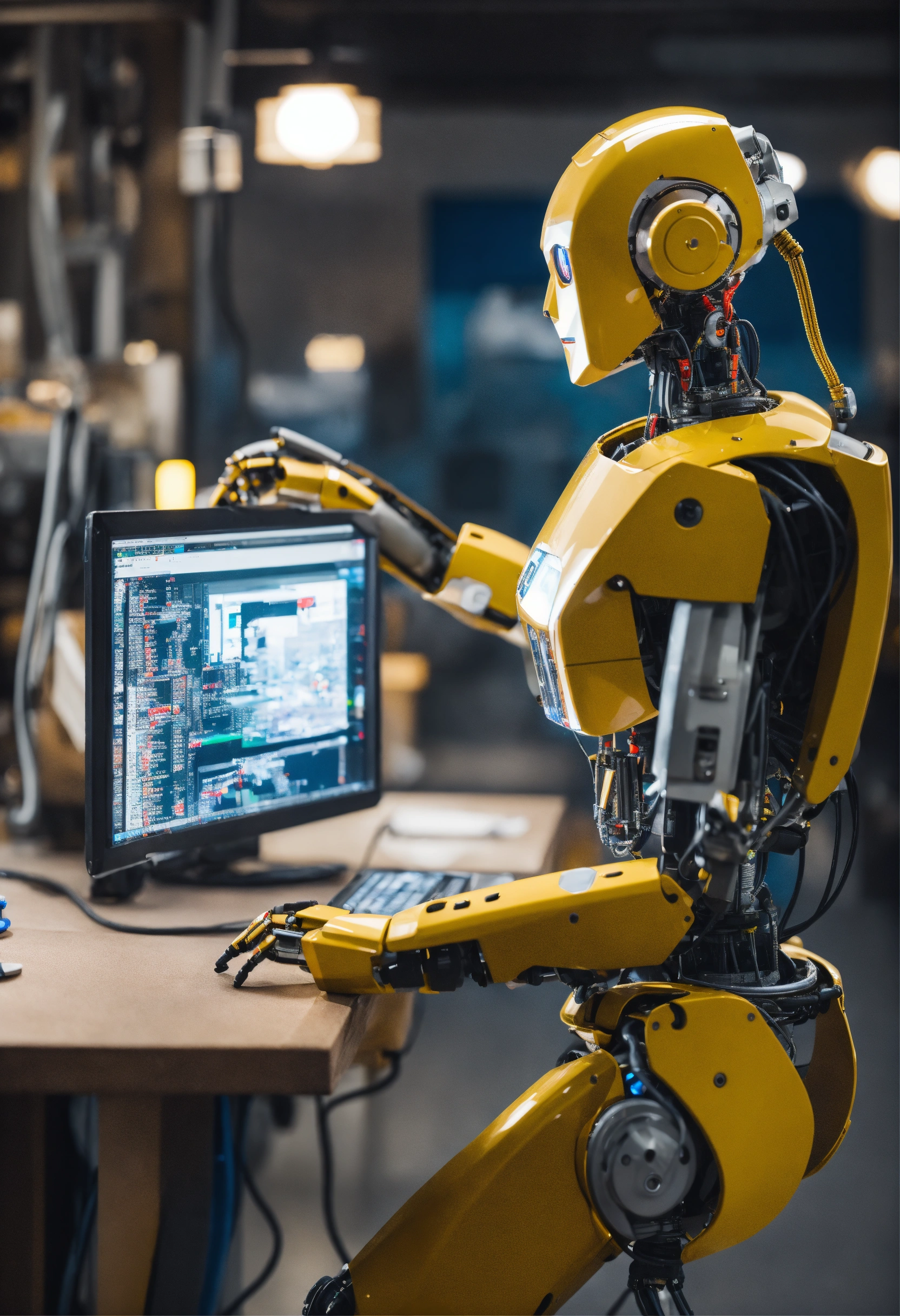Lexica - Robot doing work of Human