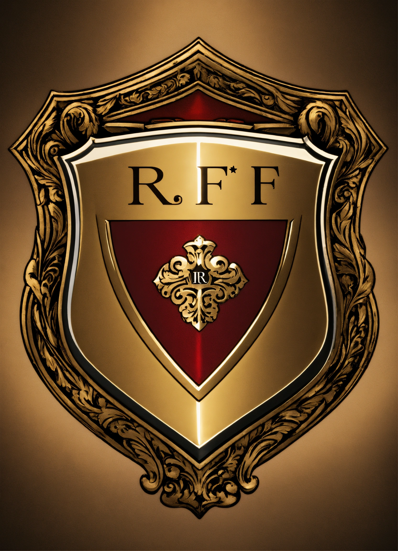 Lexica - A shield logo featuring the initials RF