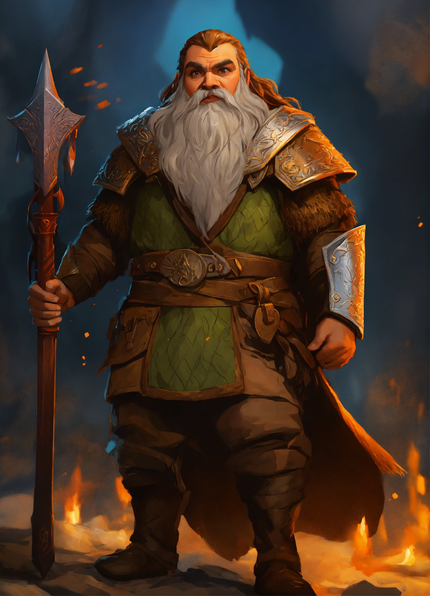 Lexica - Gimli from the lord of the rings, standing up, volumetric ...
