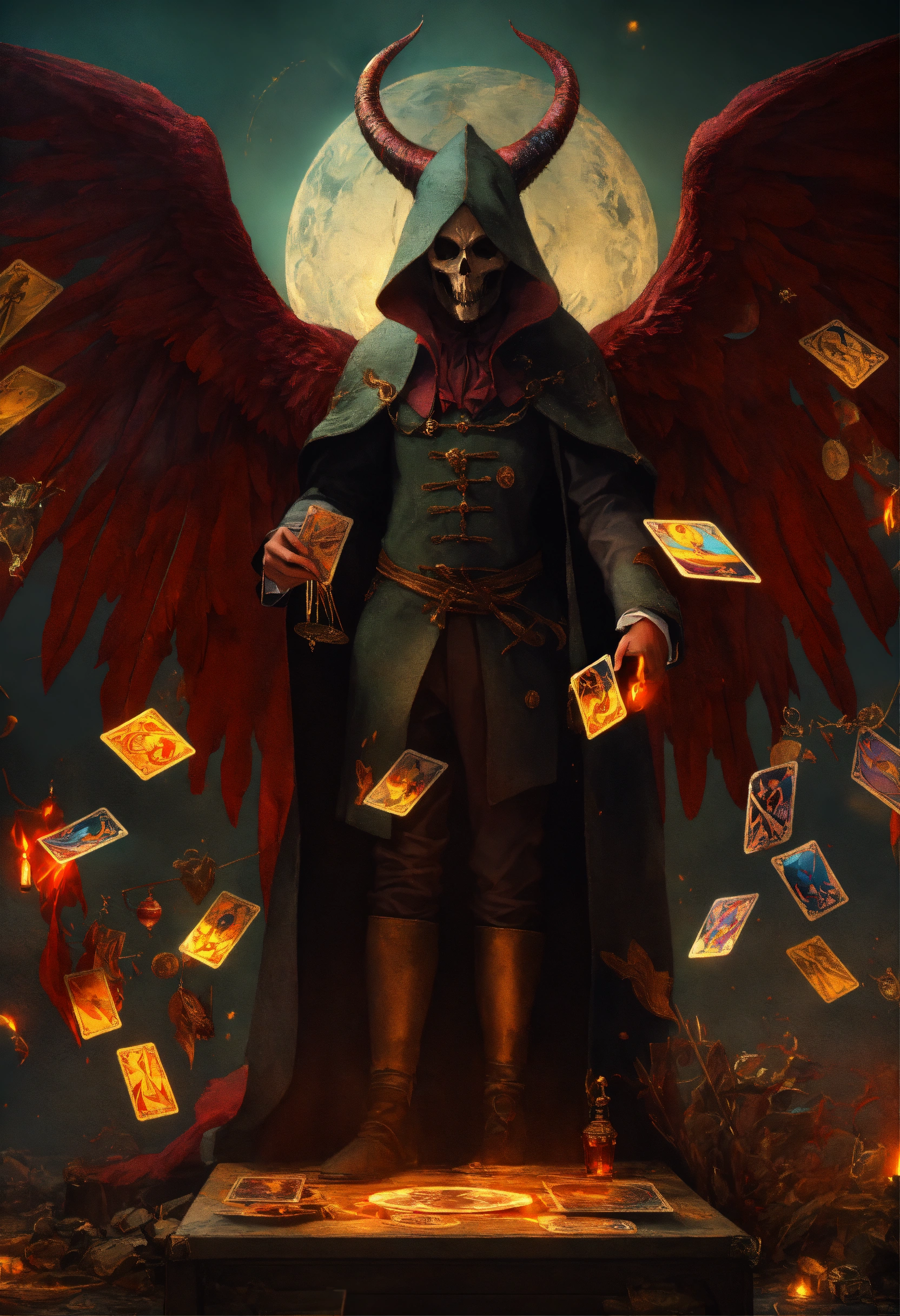 Lexica - Male mephistofeles, death, wings, arcane, devil, demon, fausto ...