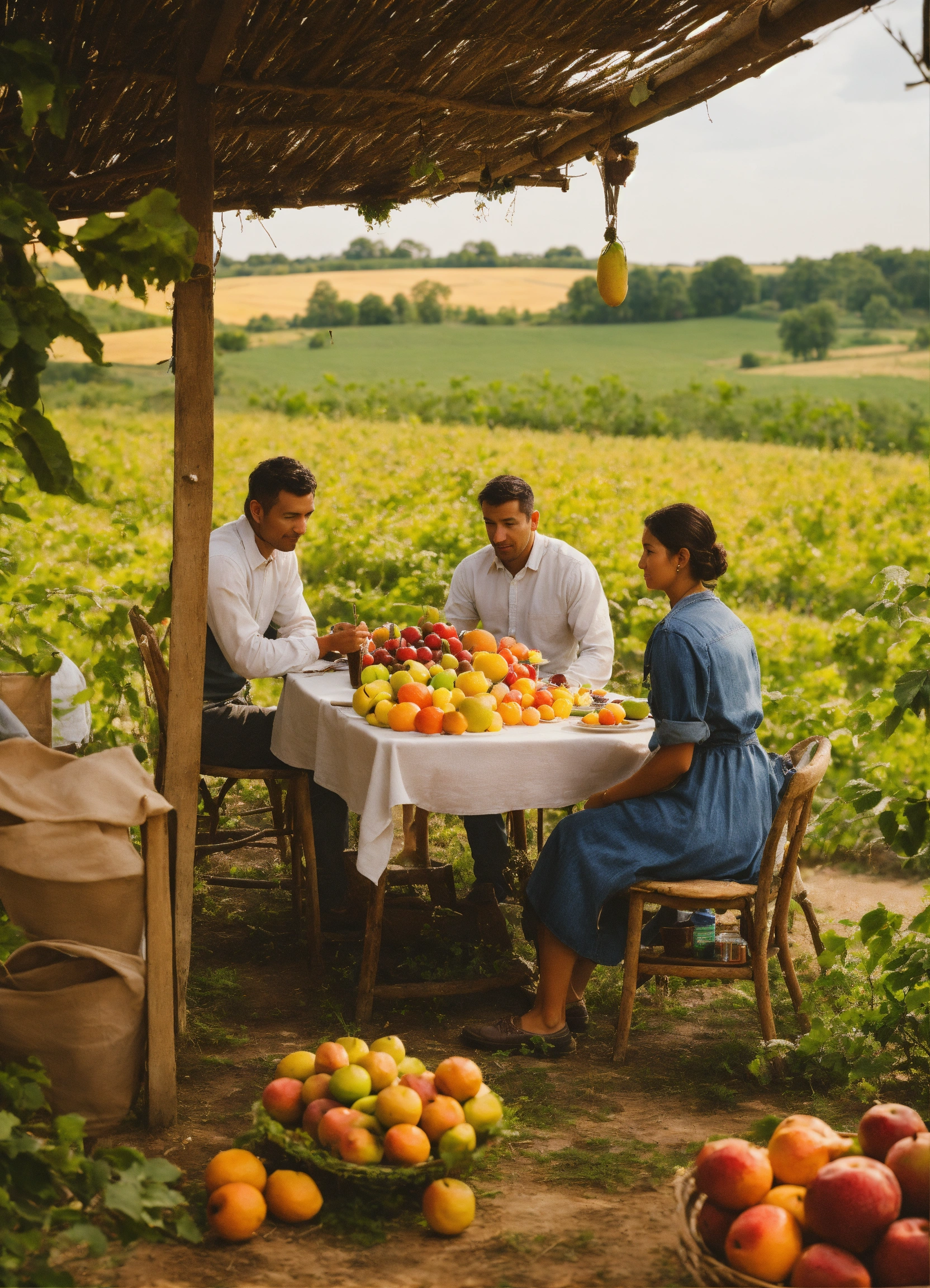 lexica-a-table-full-of-fruit-standing-in-the-countryside-a-man-and