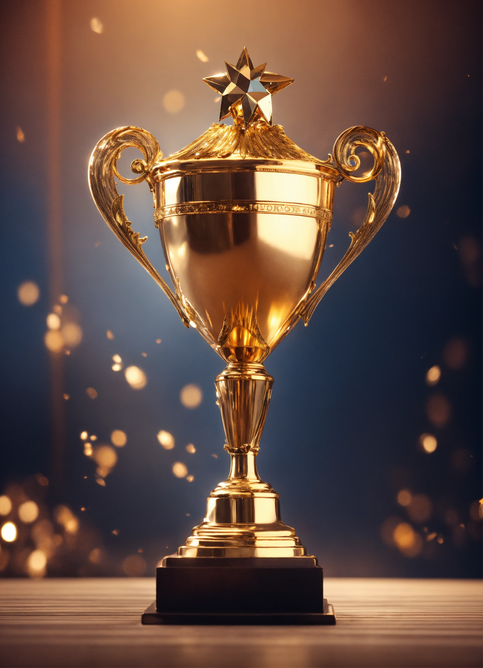 Lexica - A beautiful trophy clean background