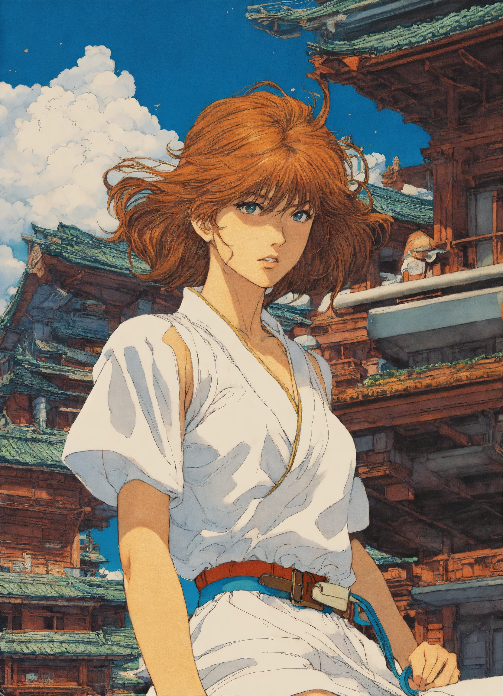 Lexica - Body shot, dynamic pose, Hyper detailed manga anime cel Art ...