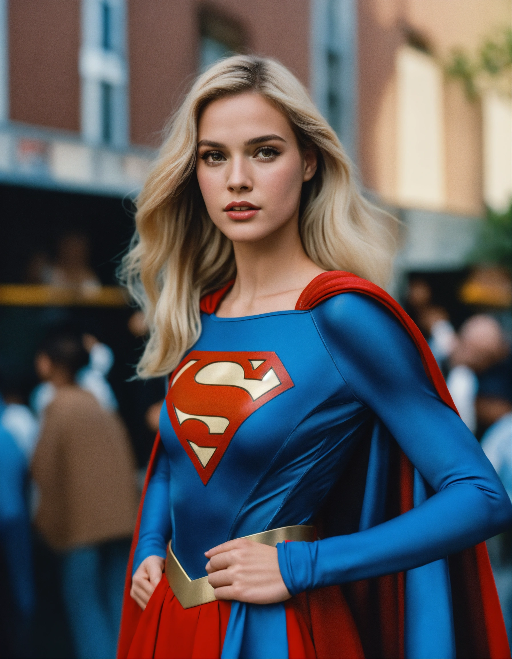 Lexica - 1990s Supergirl, model, 8k resolution, hyper realistic, day ...