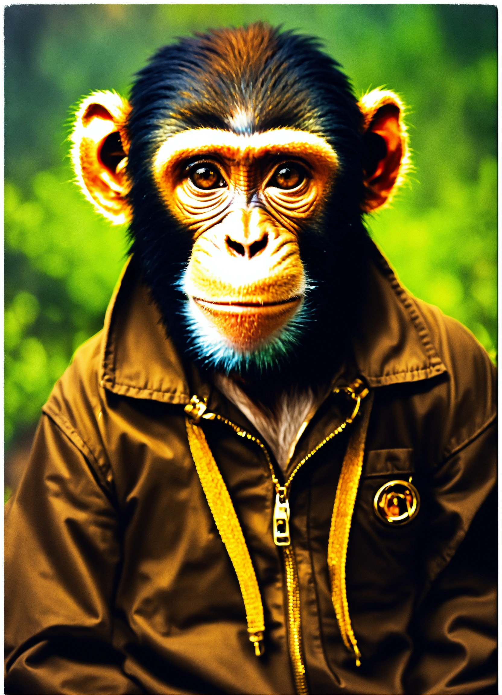 Lexica - Amusing, monkey, THEME T-SHIRT CANVAS, realistic