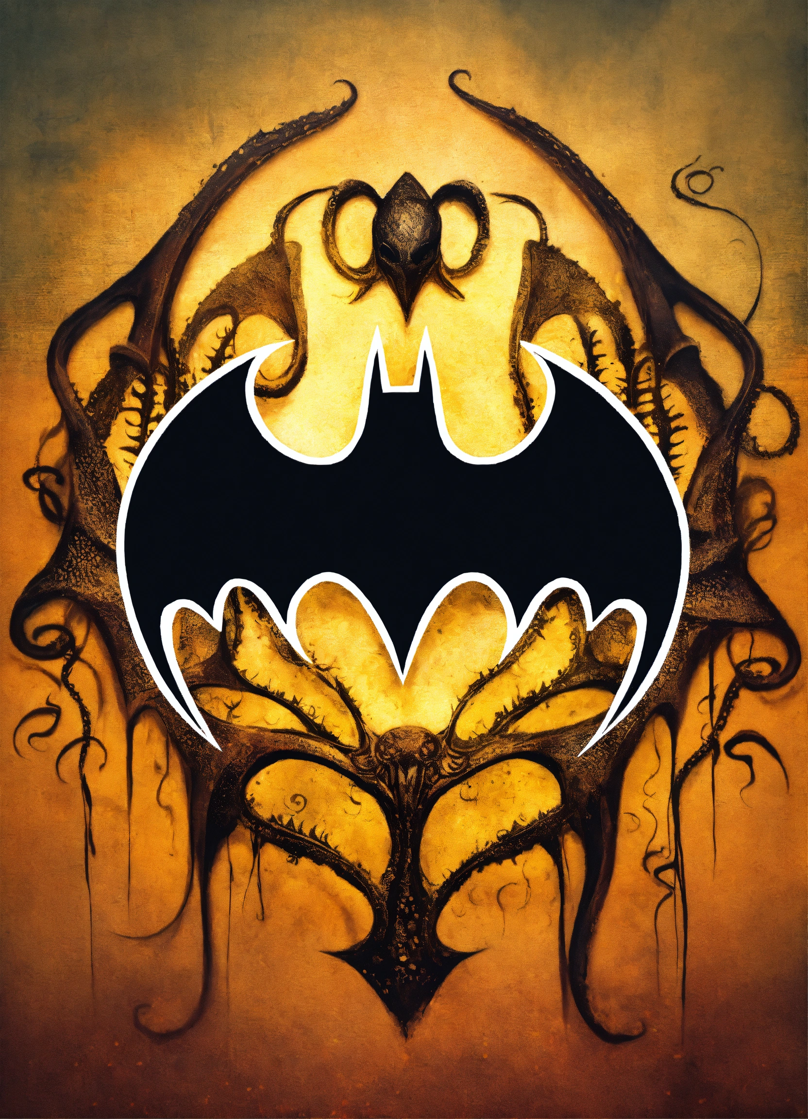 Lexica - Batman logo octopus reastic