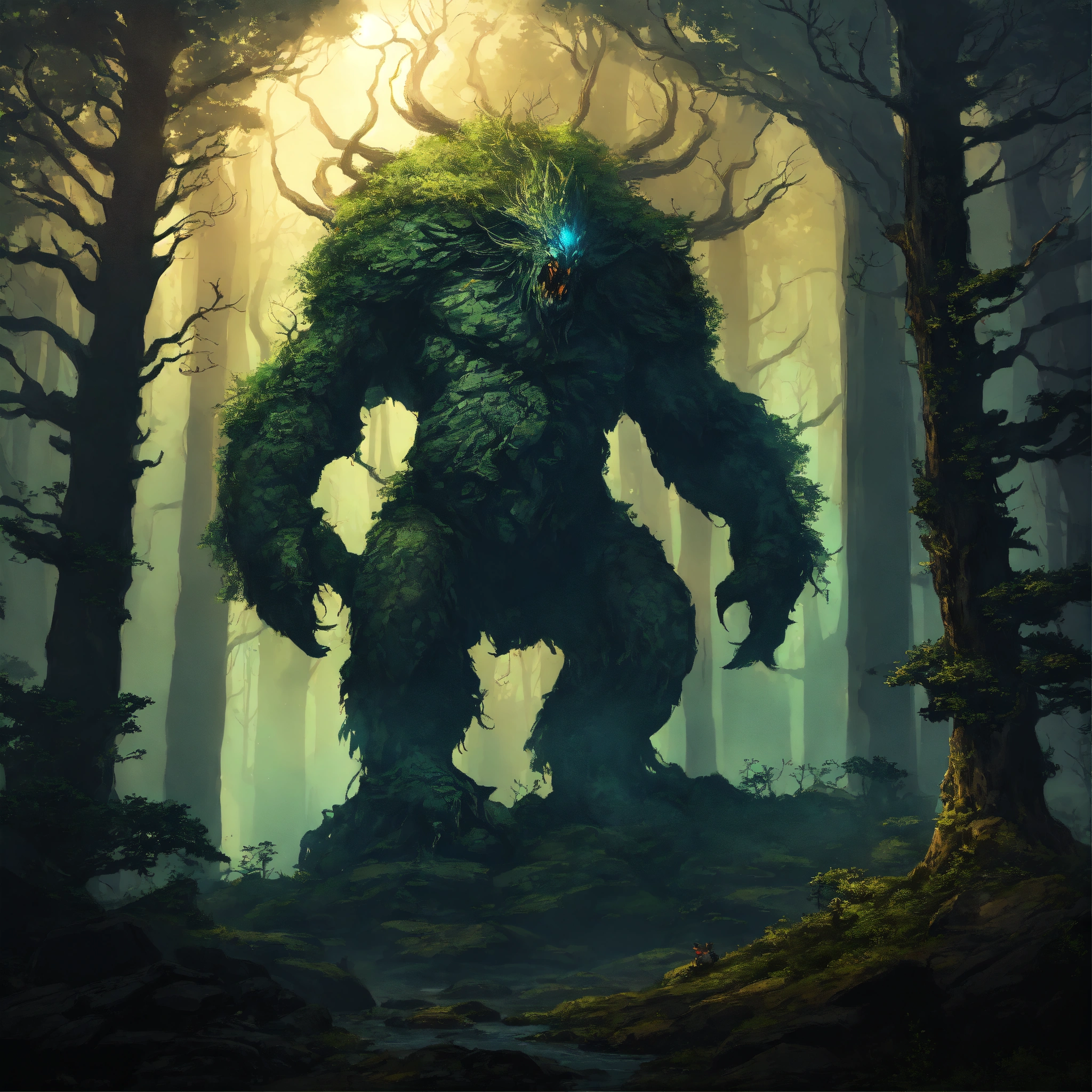 Lexica A Fantasy Monster That Is A Guardian Of The Forest Large In 