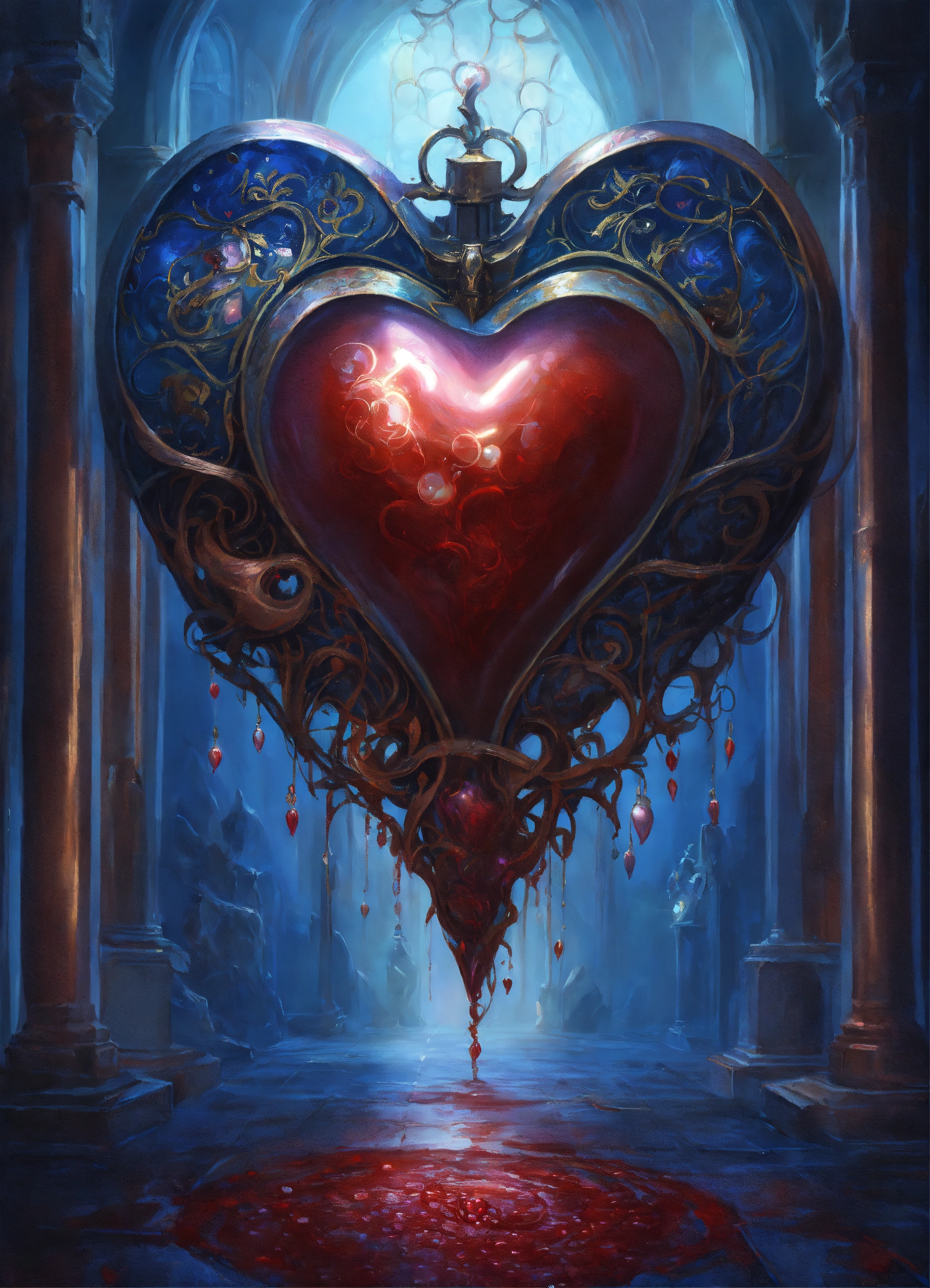 Lexica Genre Dark Fantasy. Art genre Grotesque. Foreground A beating