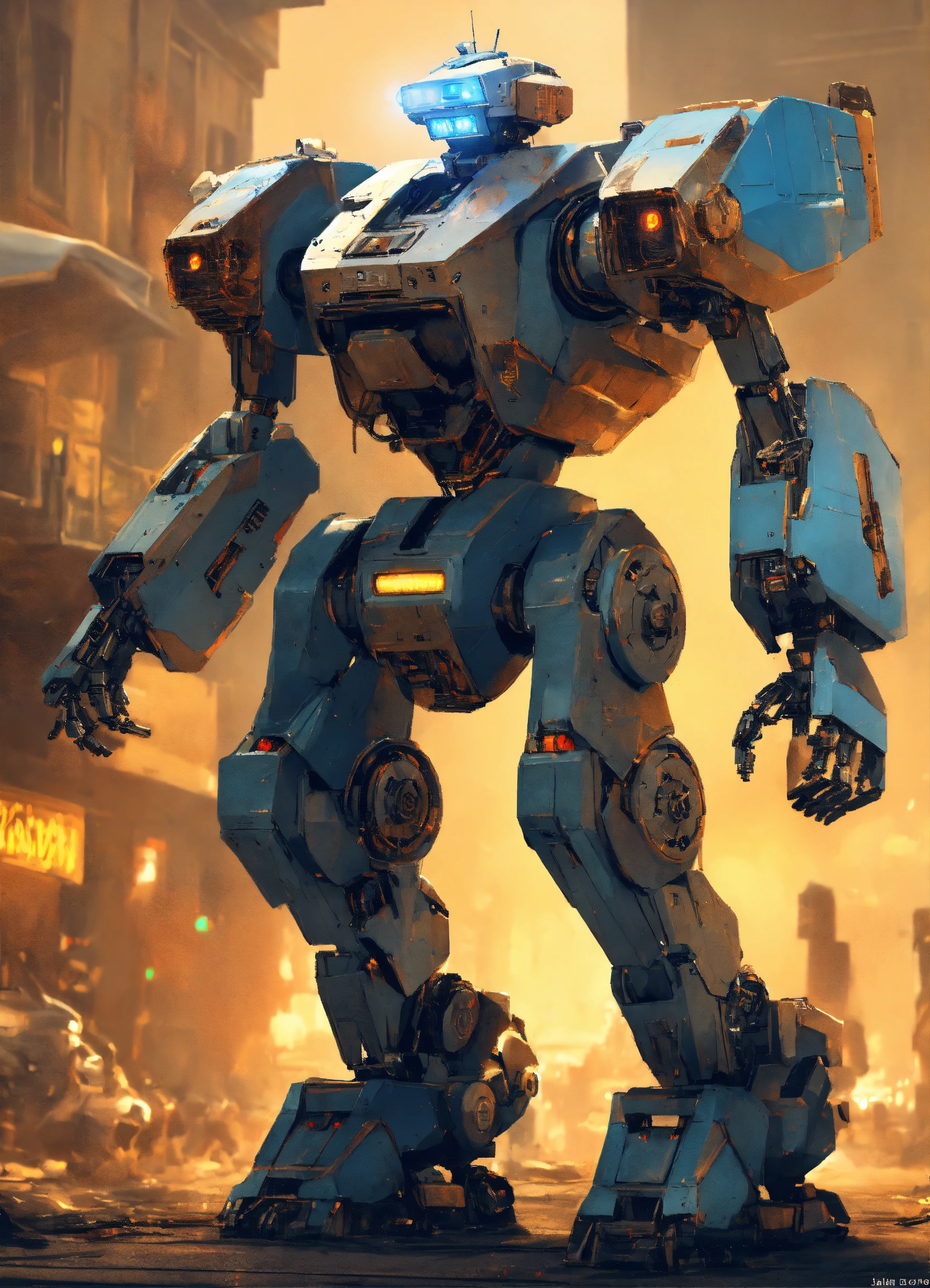 Lexica - A robotic Robo tech era battle mech in hip hop style ...