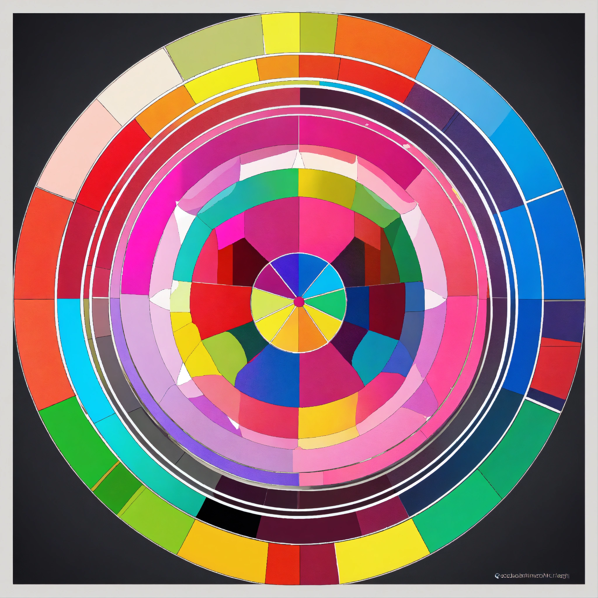 Lexica - One SIMPLE conventional color-wheel in 'white background' in ...