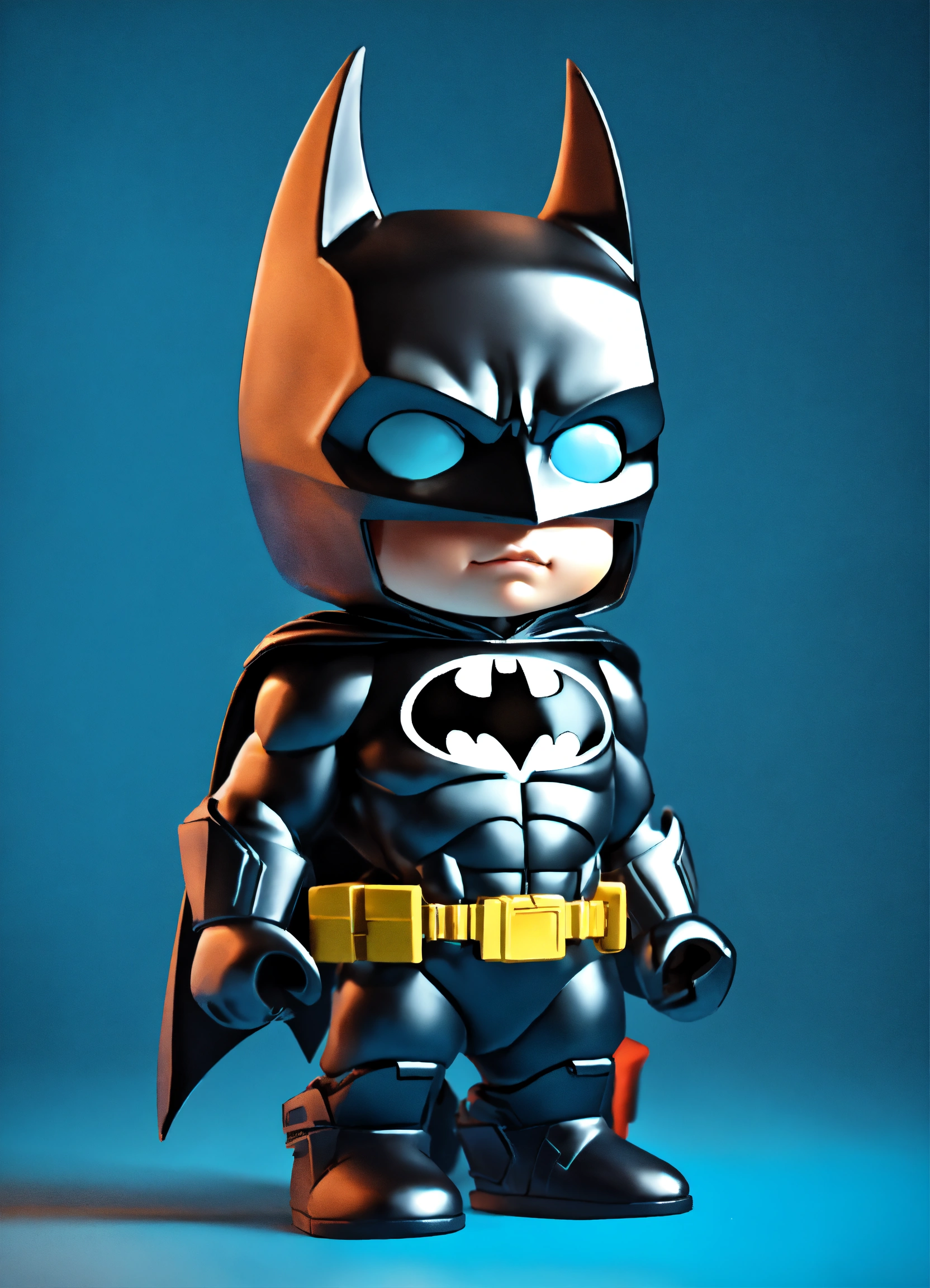 Lexica - Tiny cute isometric batman, 100mm lens, trending on polycount ...