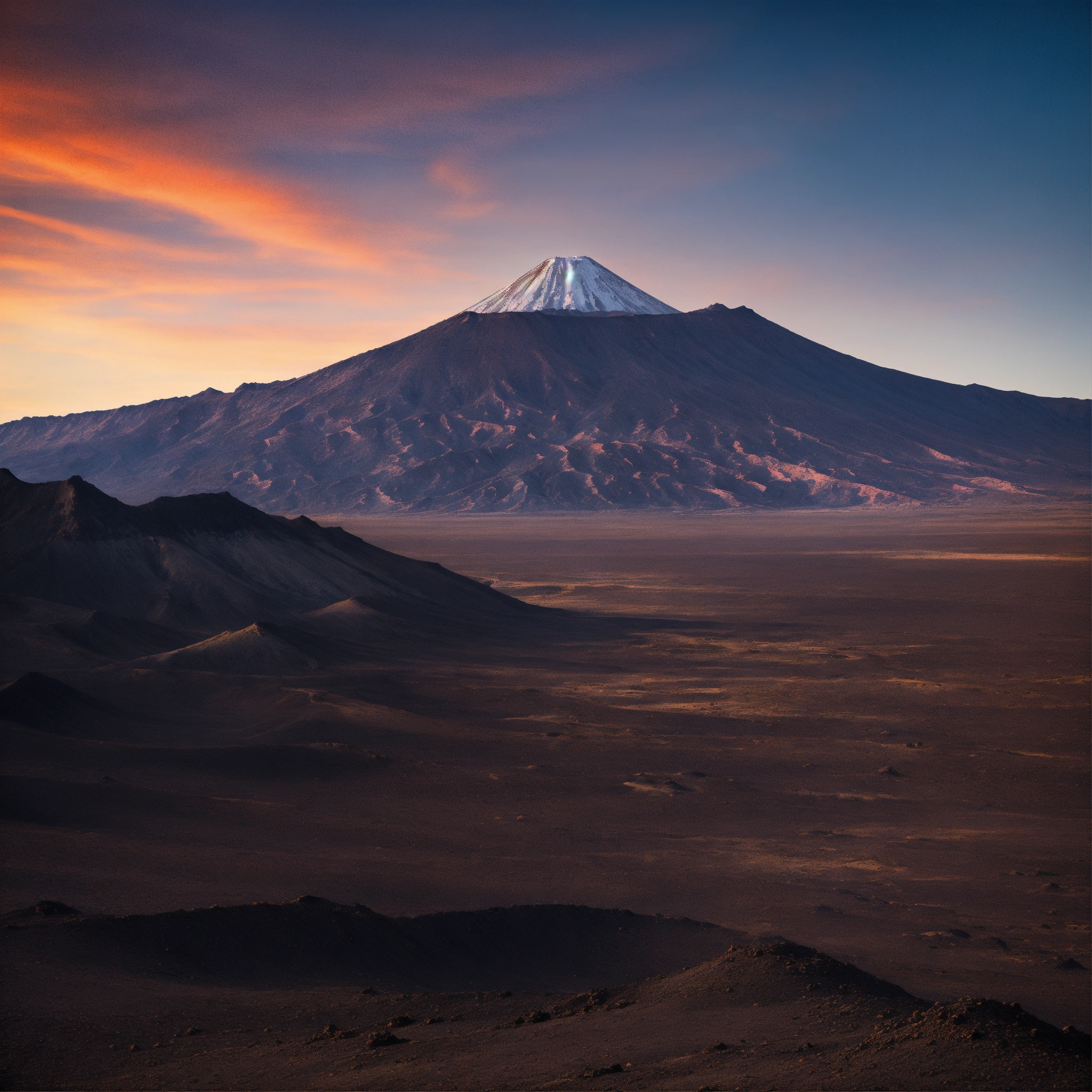 Lexica - A desolate and barren volcanic mountain range