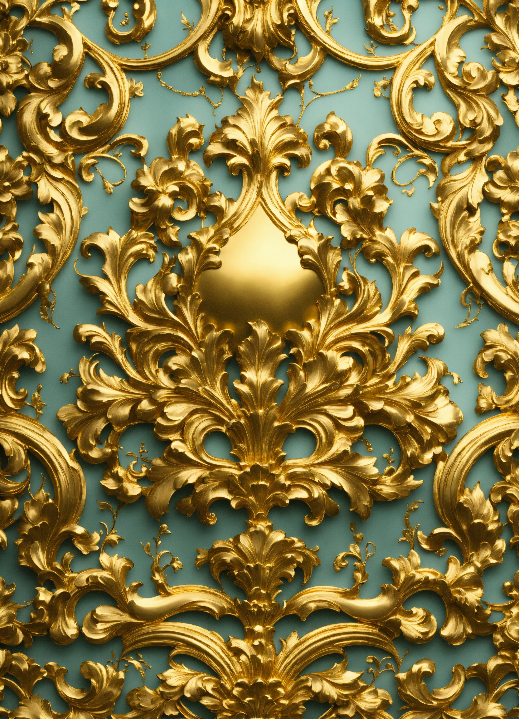 Lexica - G-o-d s-a-v-e t-h-e q-u-e-e-n, in shiny gold, rococo style ...