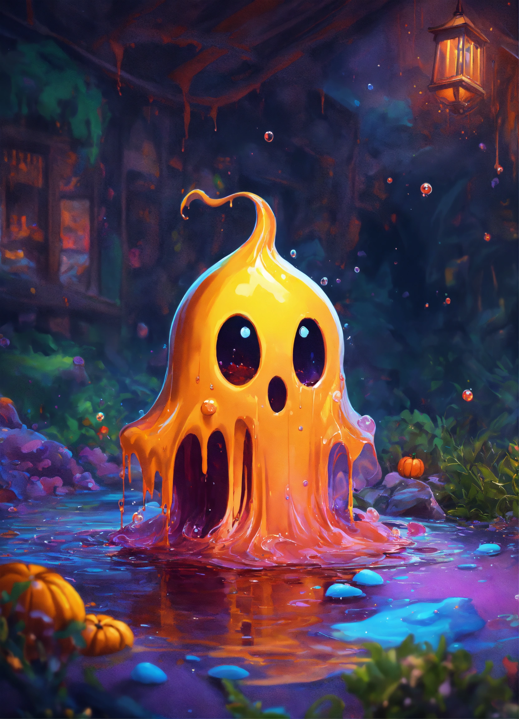 Lexica - Splash art, a quirky liquid portrait of a cute and adorable ...