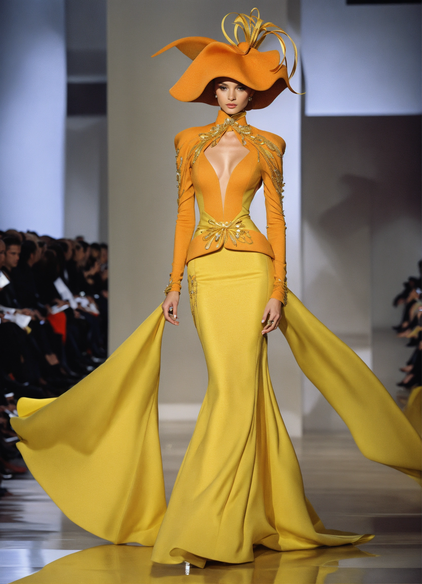 Mugler gown outlet