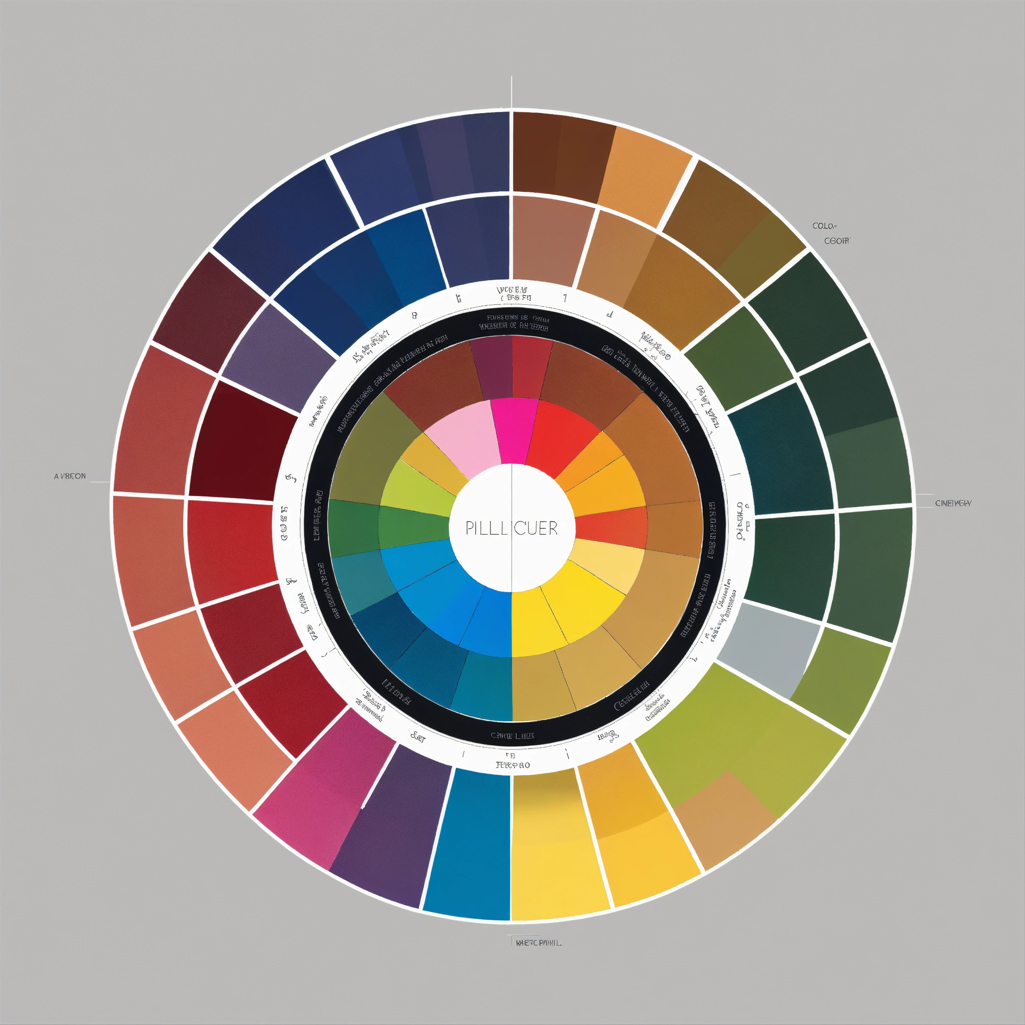 Lexica - A simple color wheel in white background. Now make it simpler ...