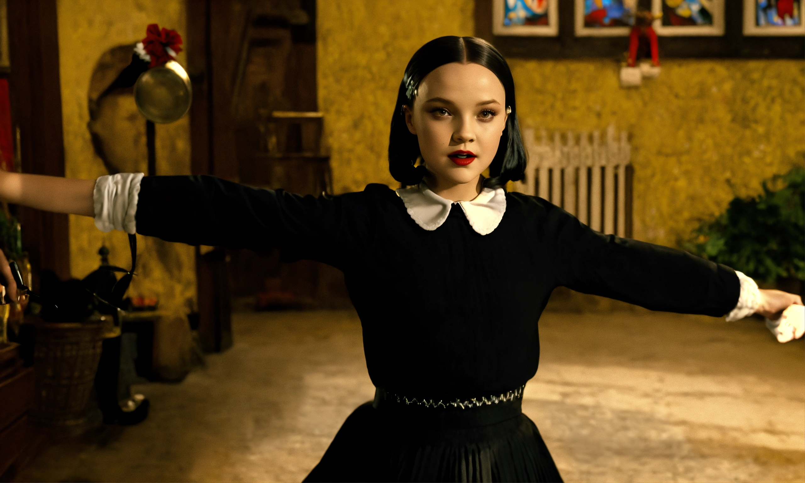 Lexica - Wednesday Addams dancing