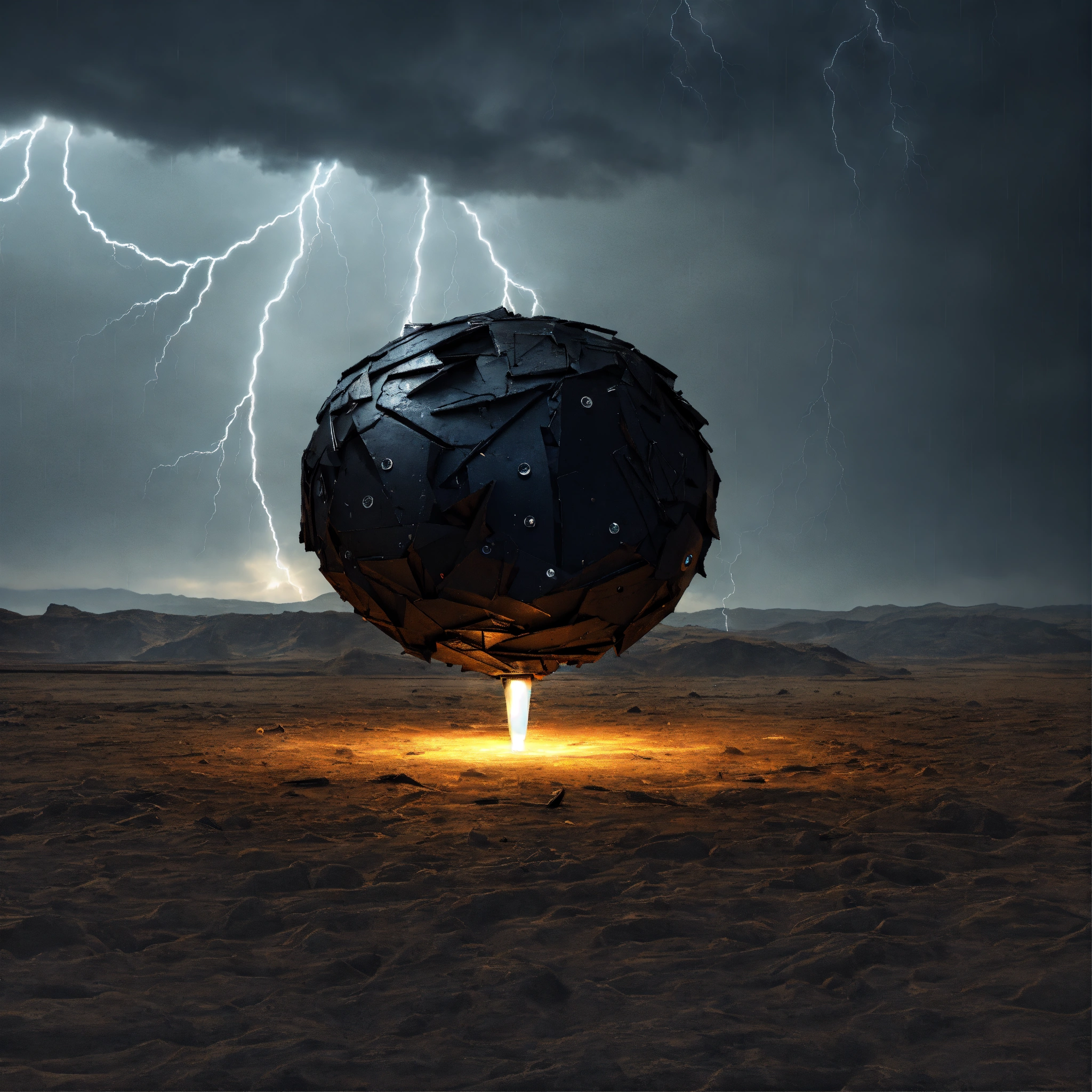 Lexica - Photo 3d Digital art Black strange object odd shape damaged ...