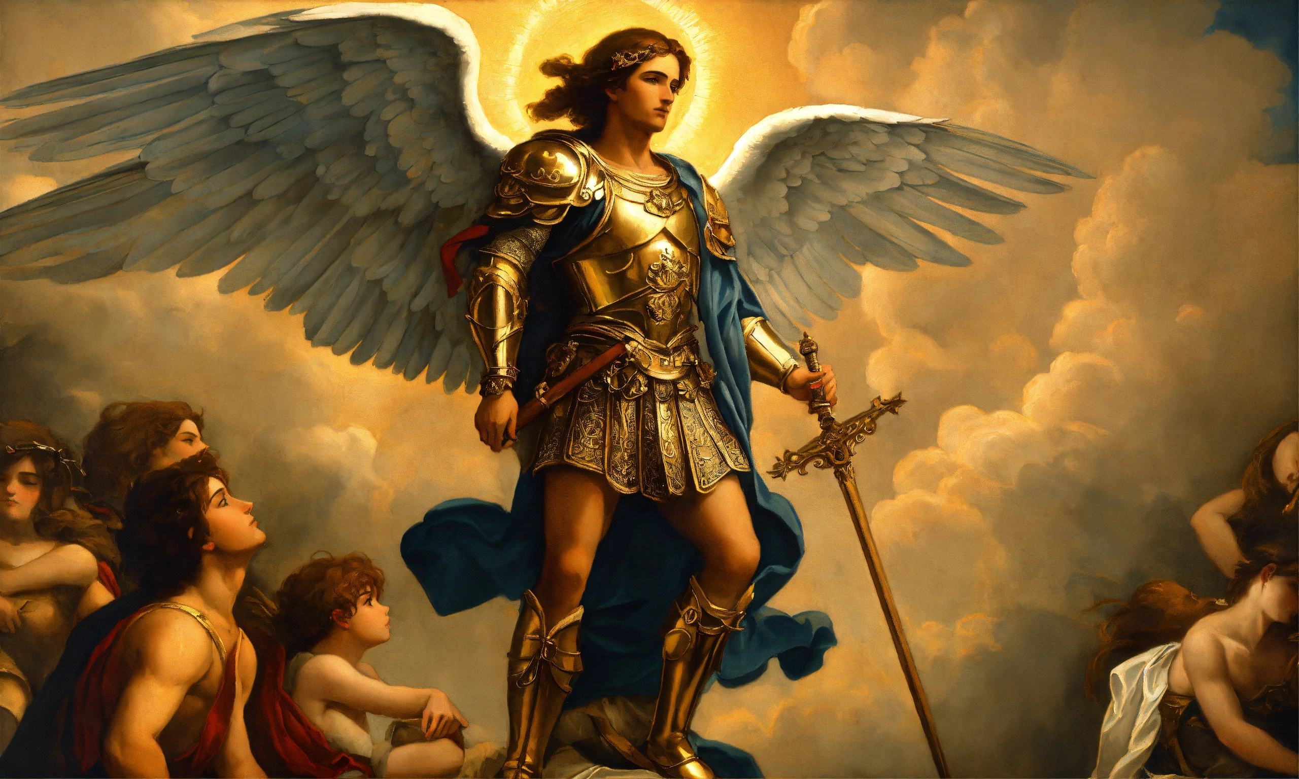 Lexica - Renaissance oil painting of the arch angel saint michael