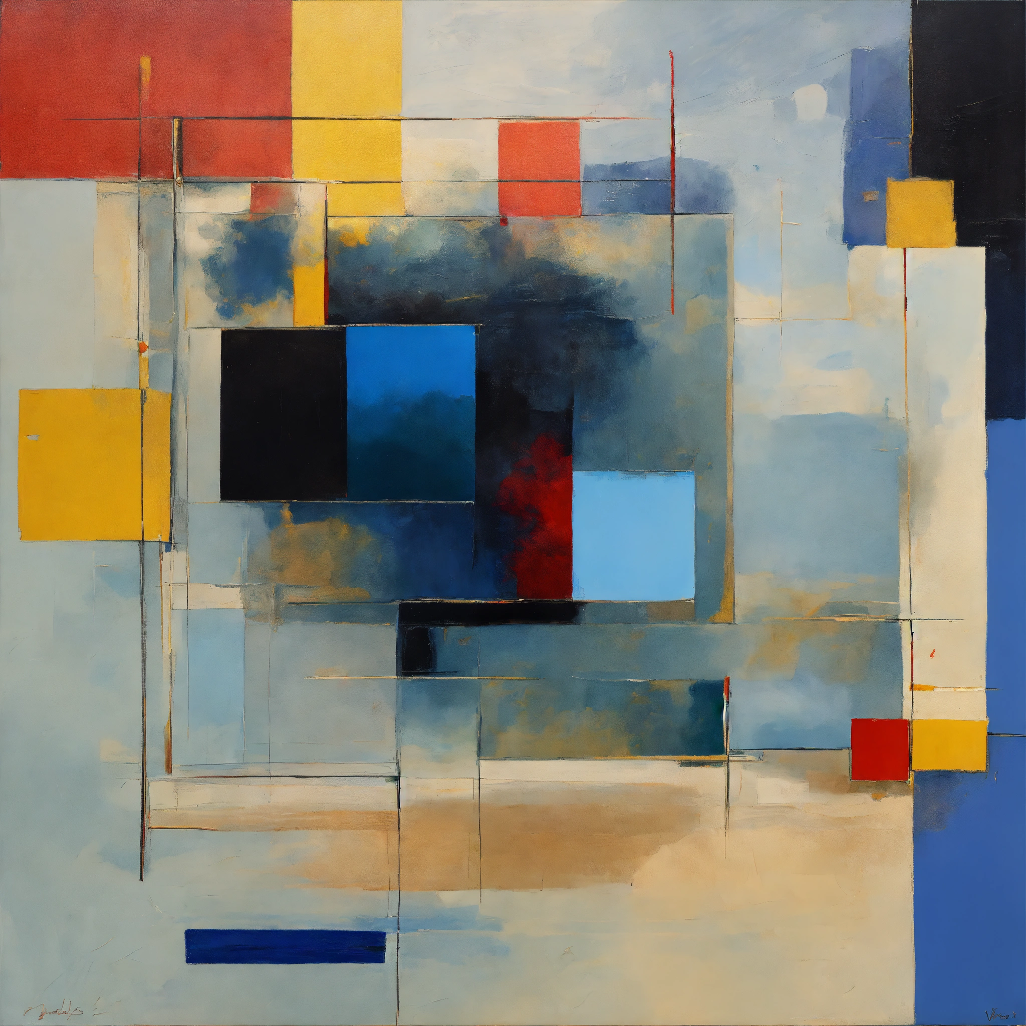 Lexica - Abstract, bio morphism, oil painting, transparent, in style ...