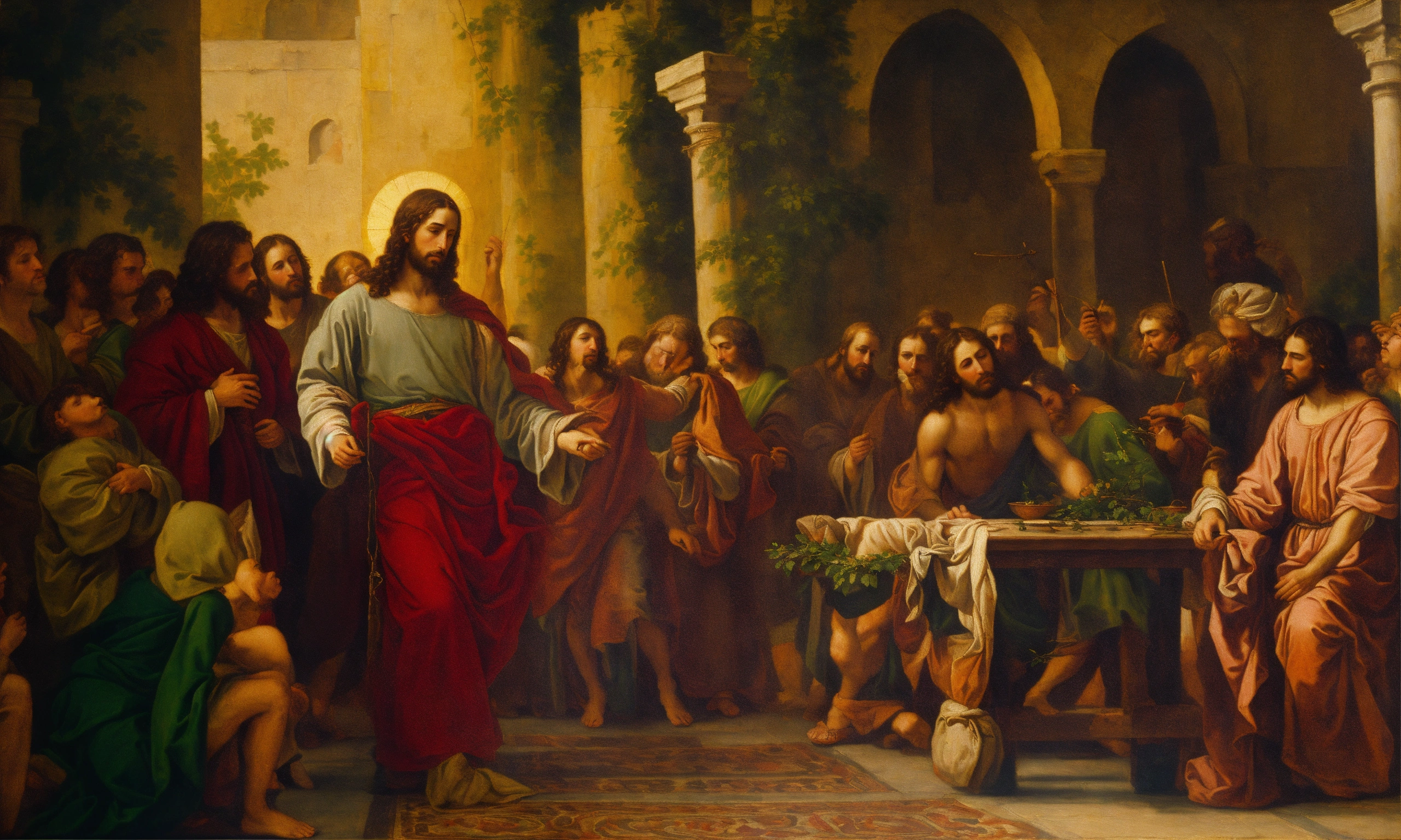 Lexica - Renaissance oil painting of jesus christ