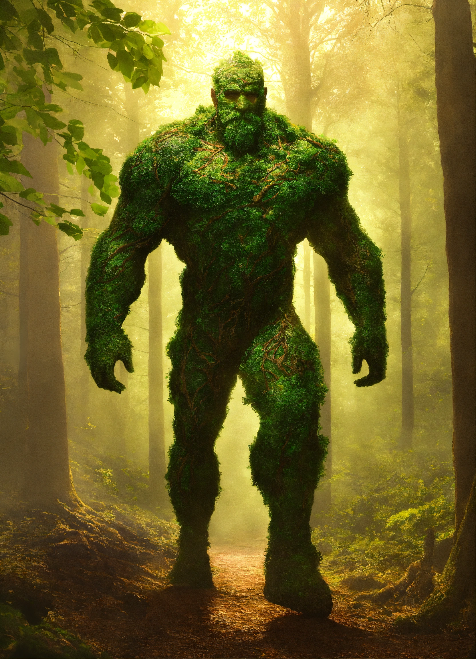 Lexica - Giant man with tree skin