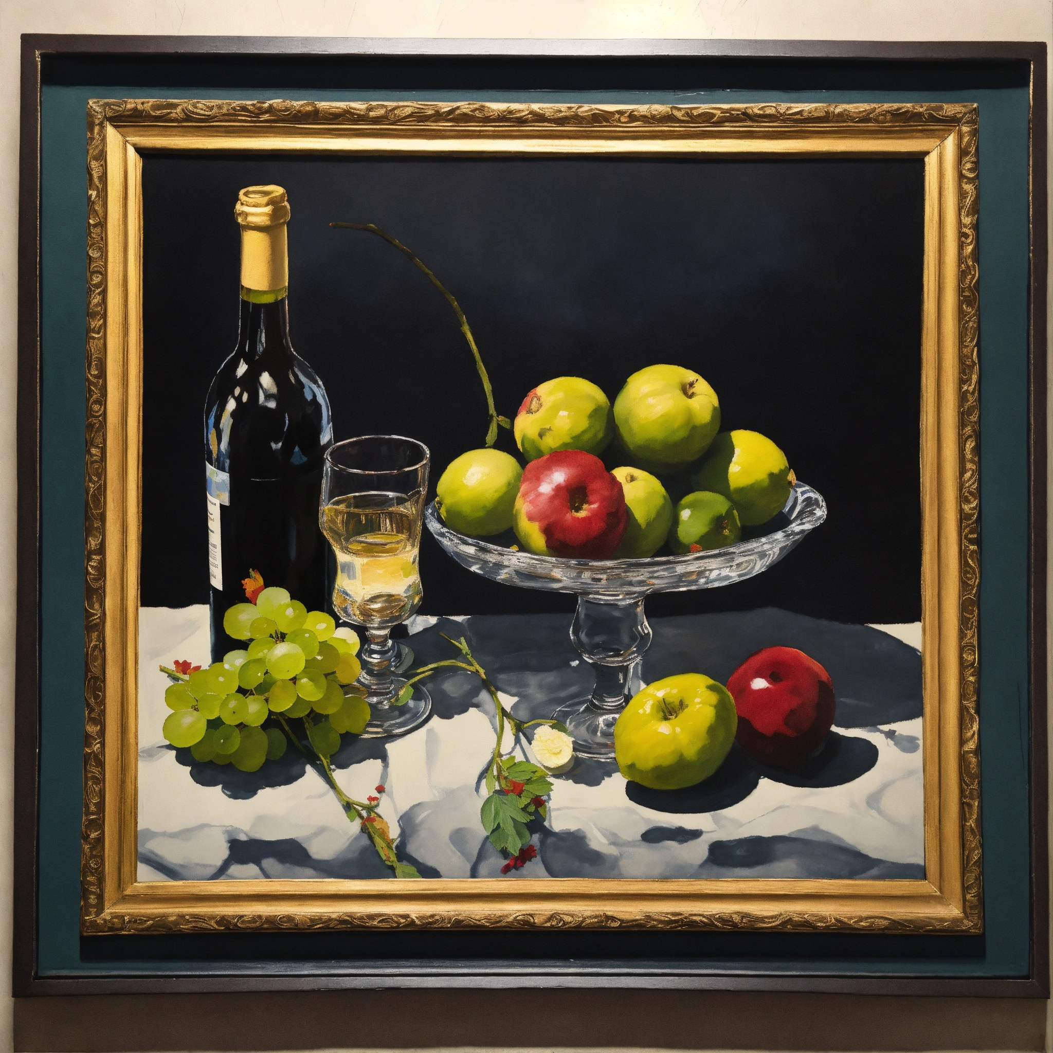 Lexica - Birds eye view a photorealistic 3D still life painting in the ...