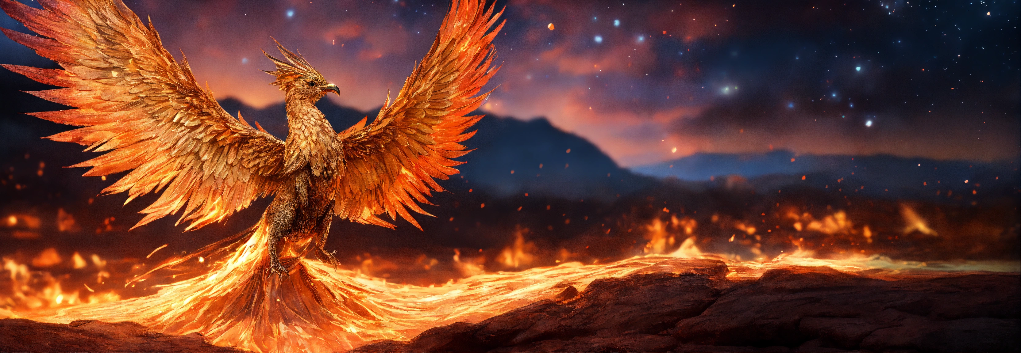 lexica-phoenix-emerging-from-fire-with-galaxy-elegant-luxury-clean