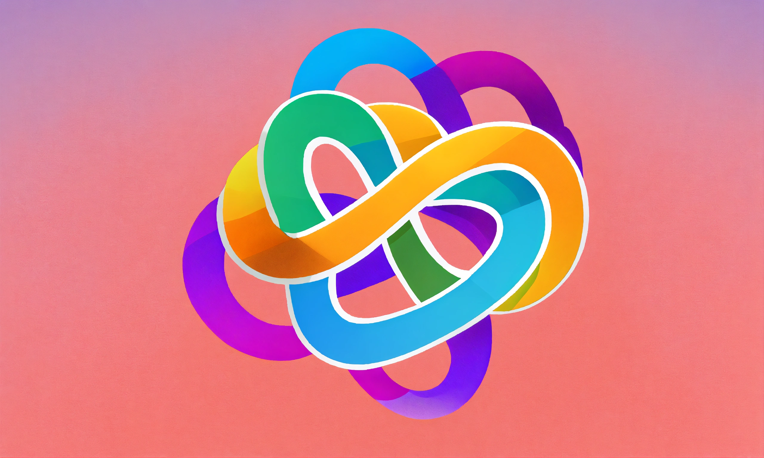 Lexica - Simple colorful infinity symbol flat icon