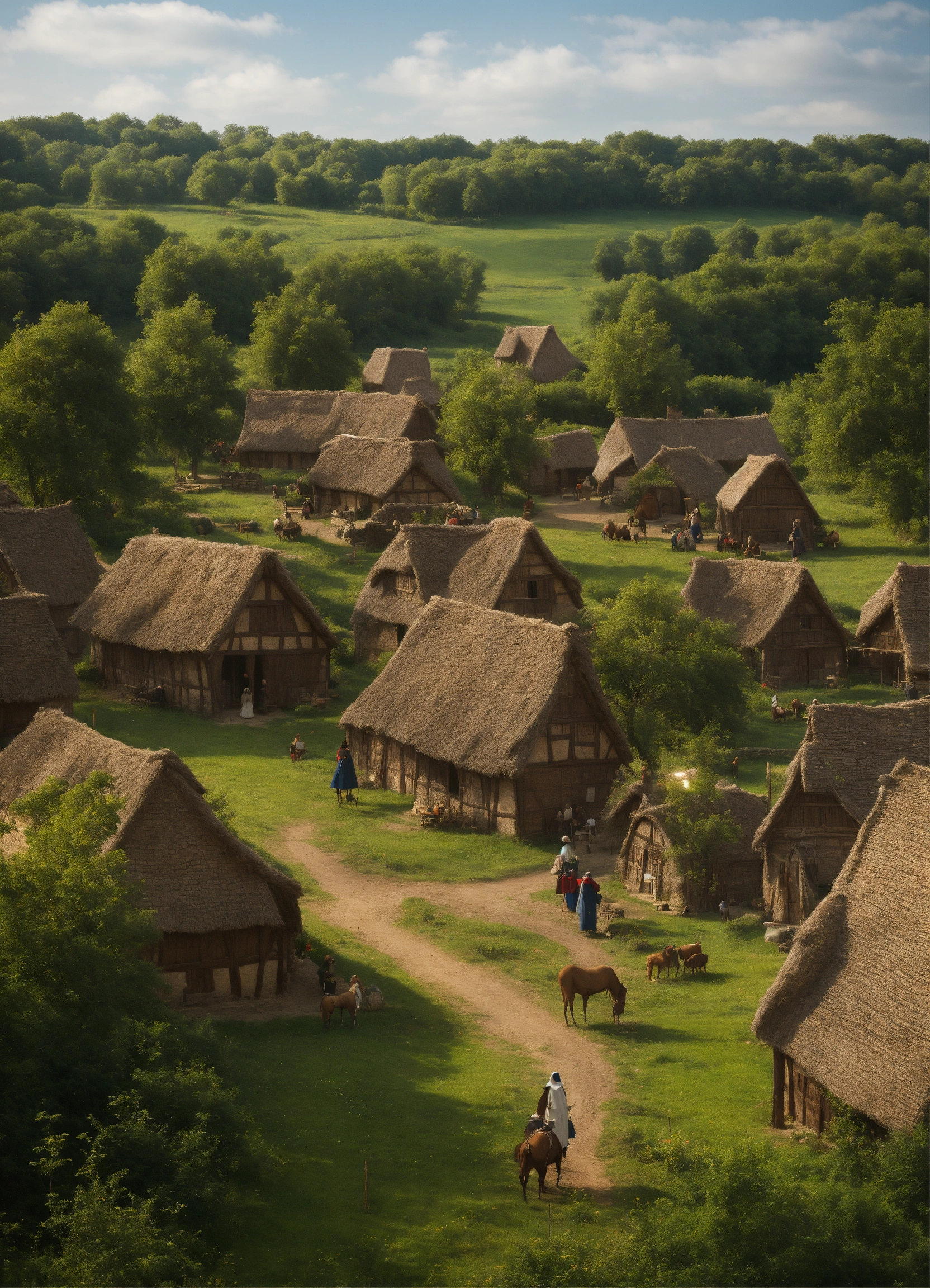 Lexica - A medieval human village