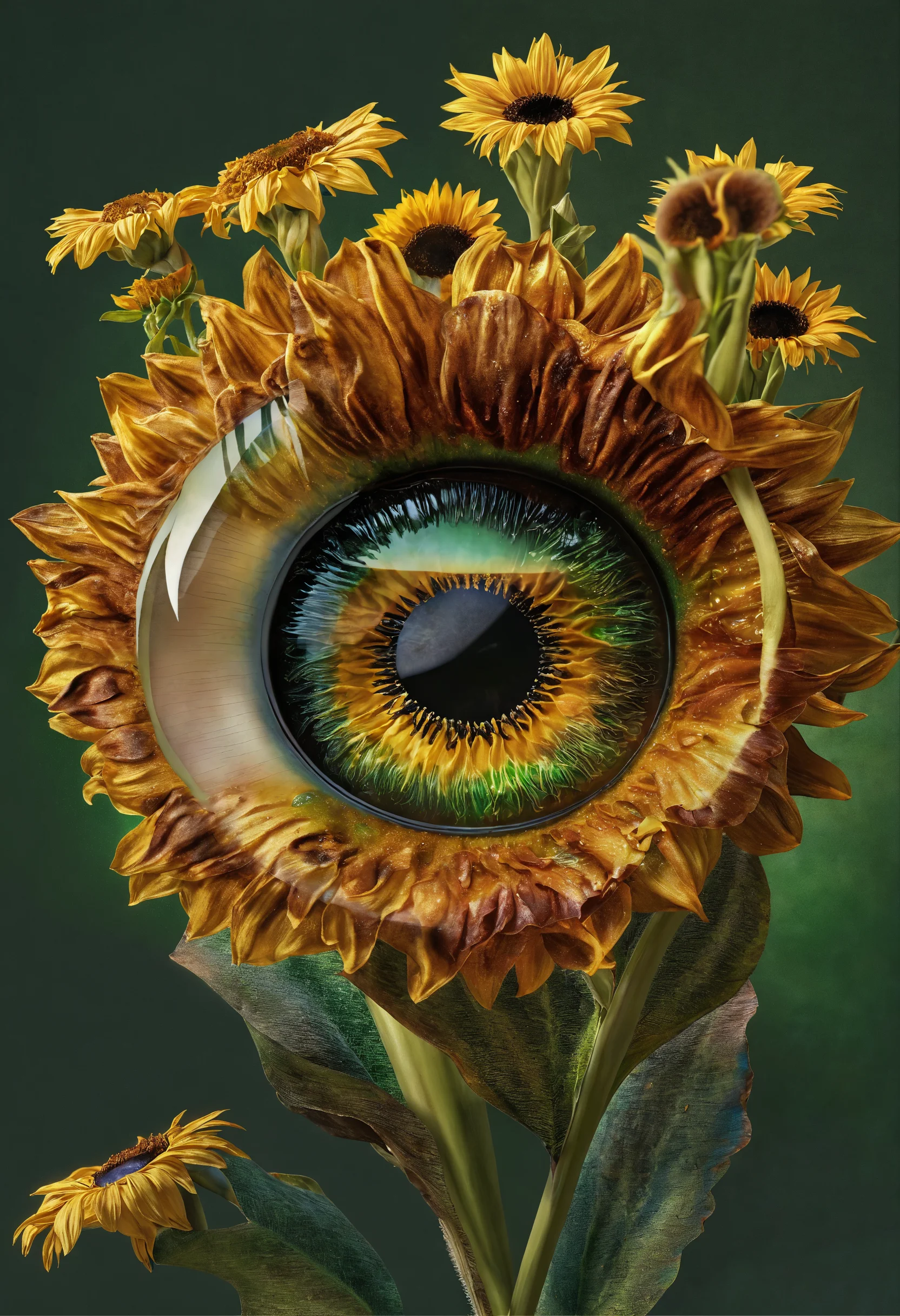 Lexica - An ultra realistic digital art depiction of an eye with ...