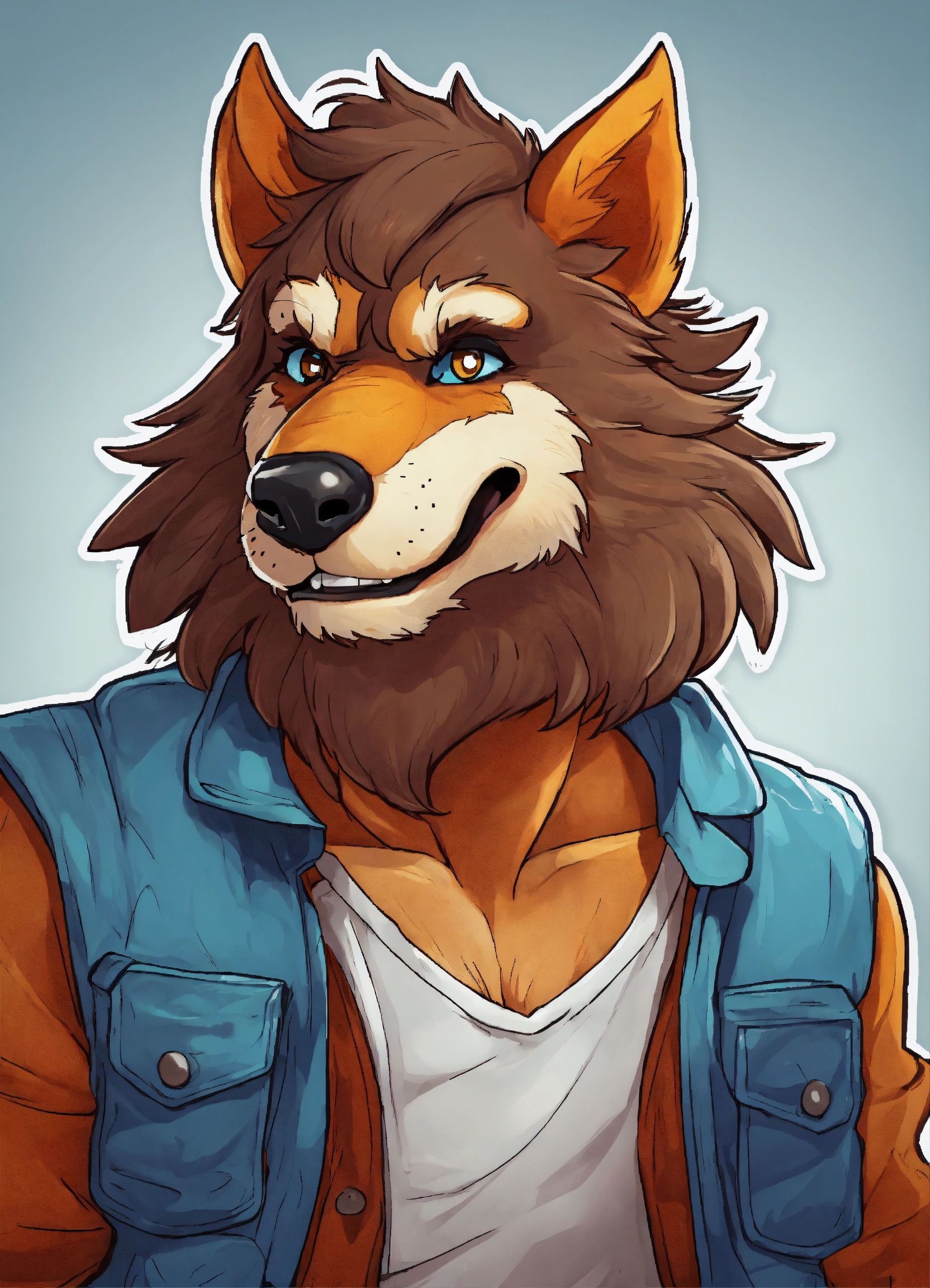 Lexica - Generate a cute little werewolf illustration, 4K resolution ...