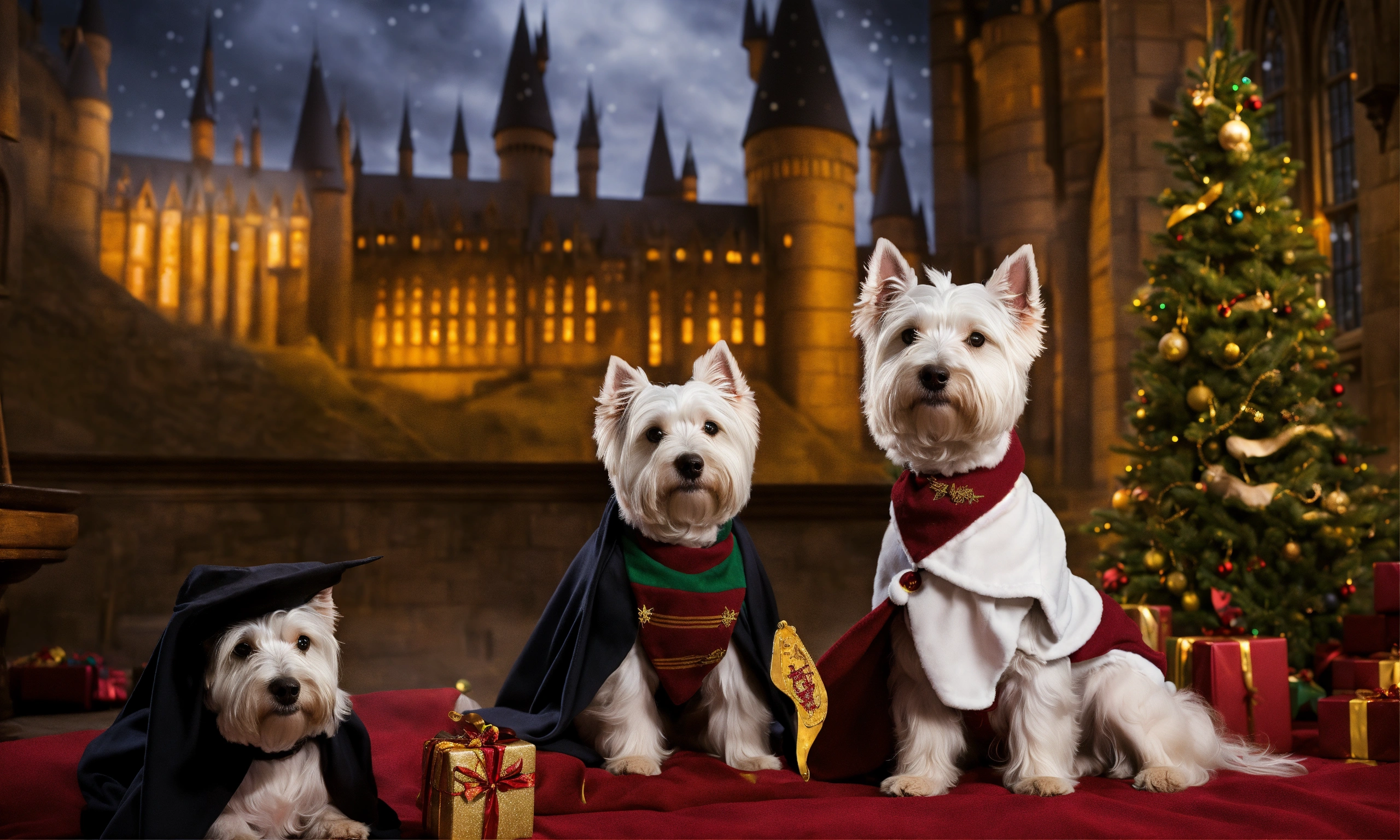 Lexica - Several Westie disguised as Harry Potter characters who spends ...