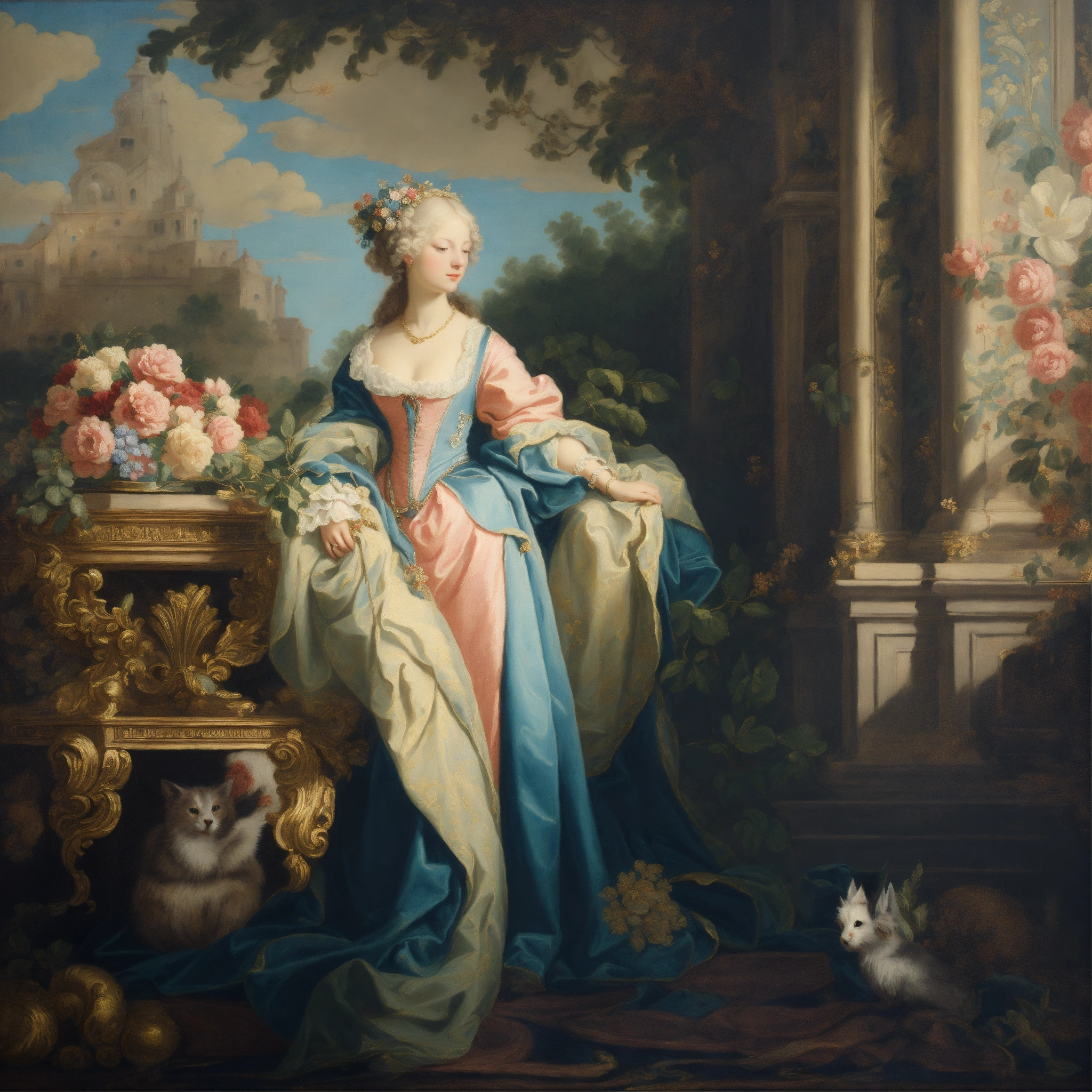 Lexica - Neoclassical medieval rococo painting