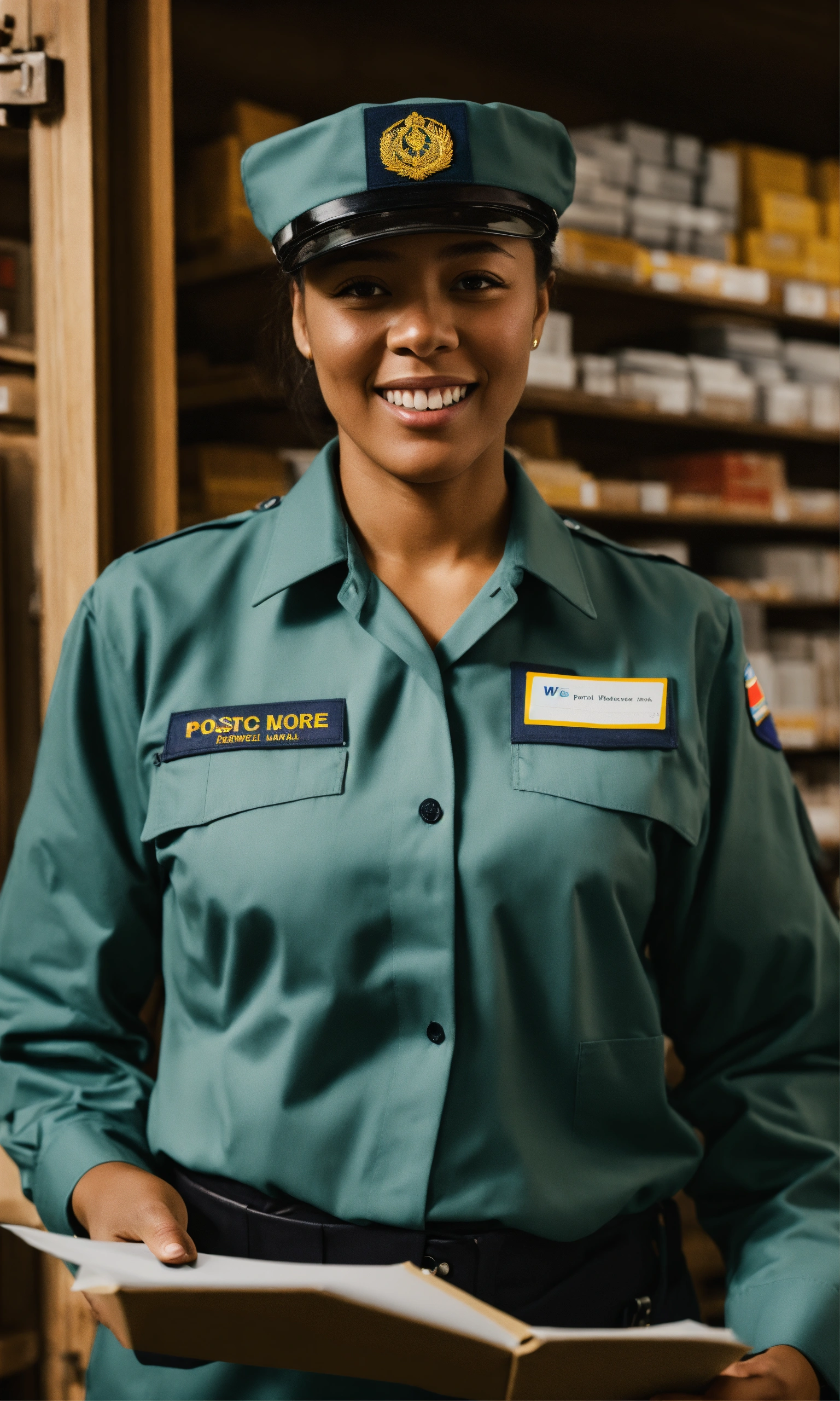 Lexica - Postal worker in a uniform