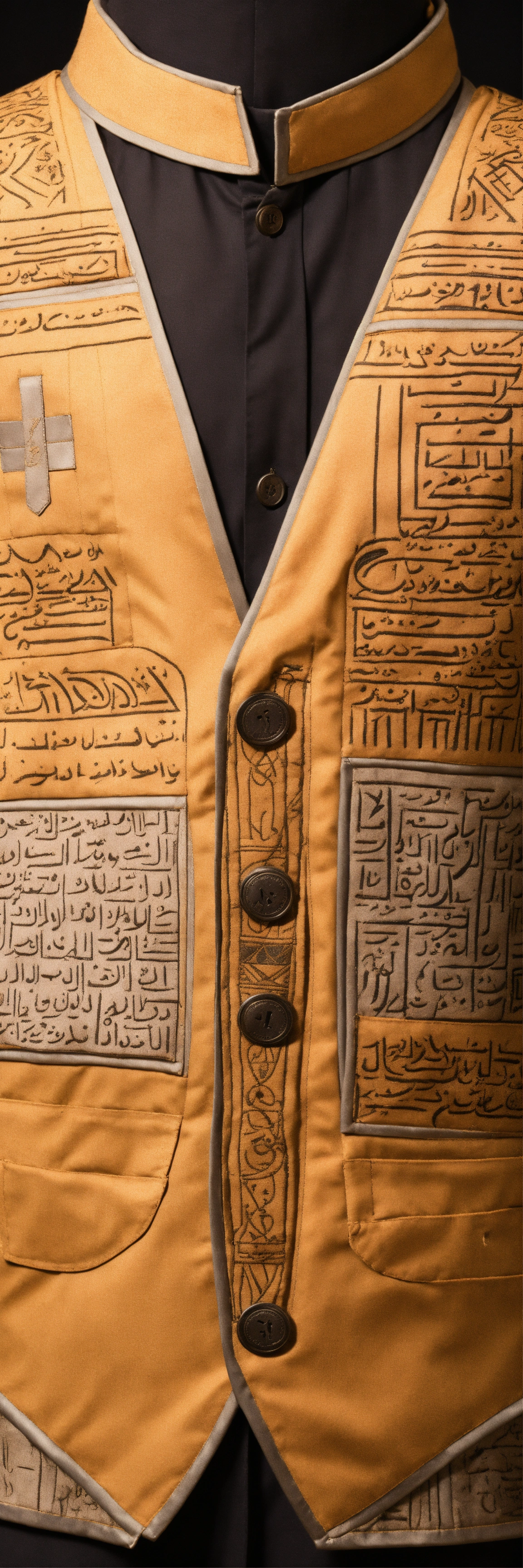 Lexica - A special design for the tour guide a 7-inch neck waistcoat ...