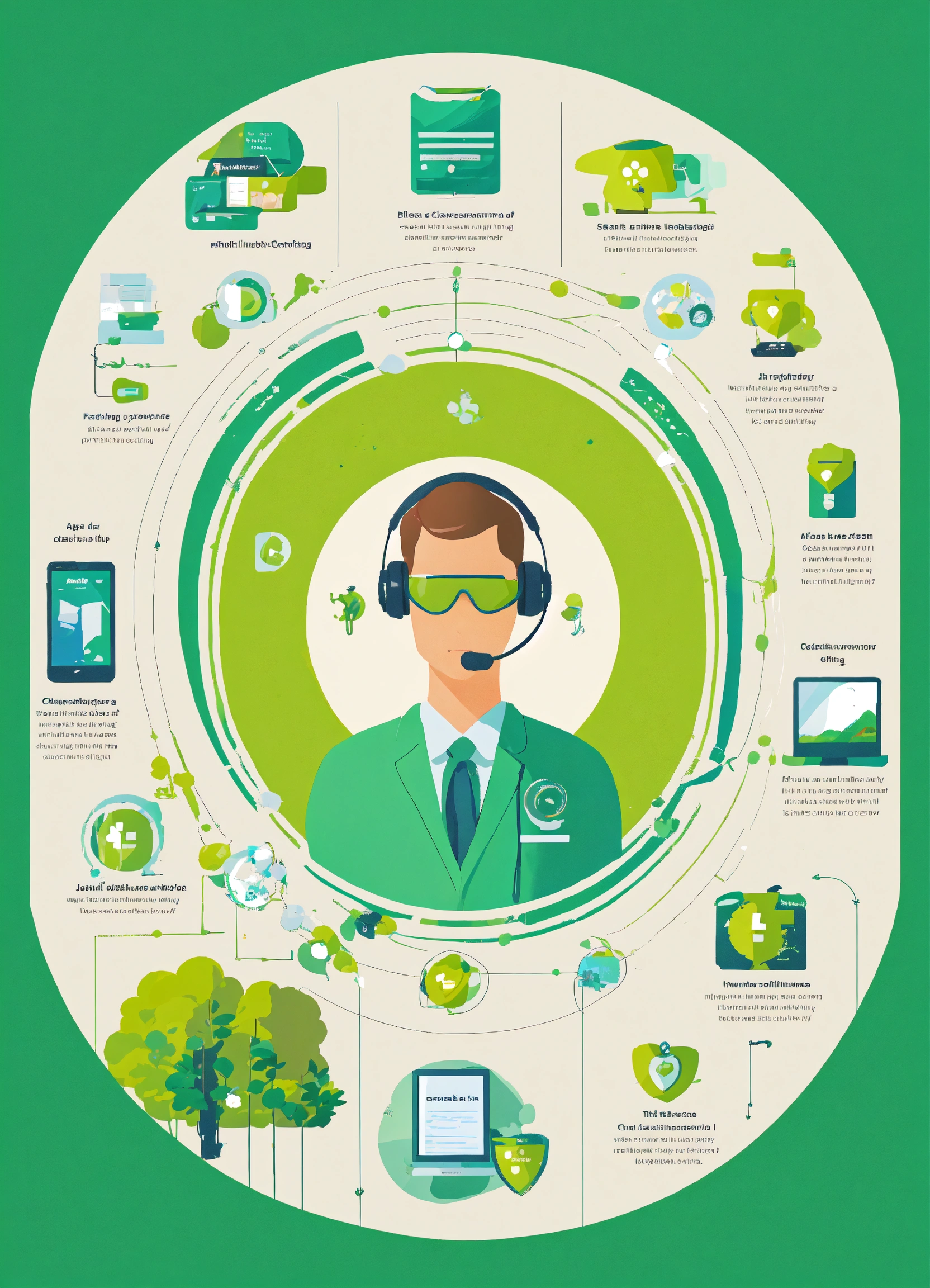 Lexica - Create a clean and simple illustration that guides a diverse ...
