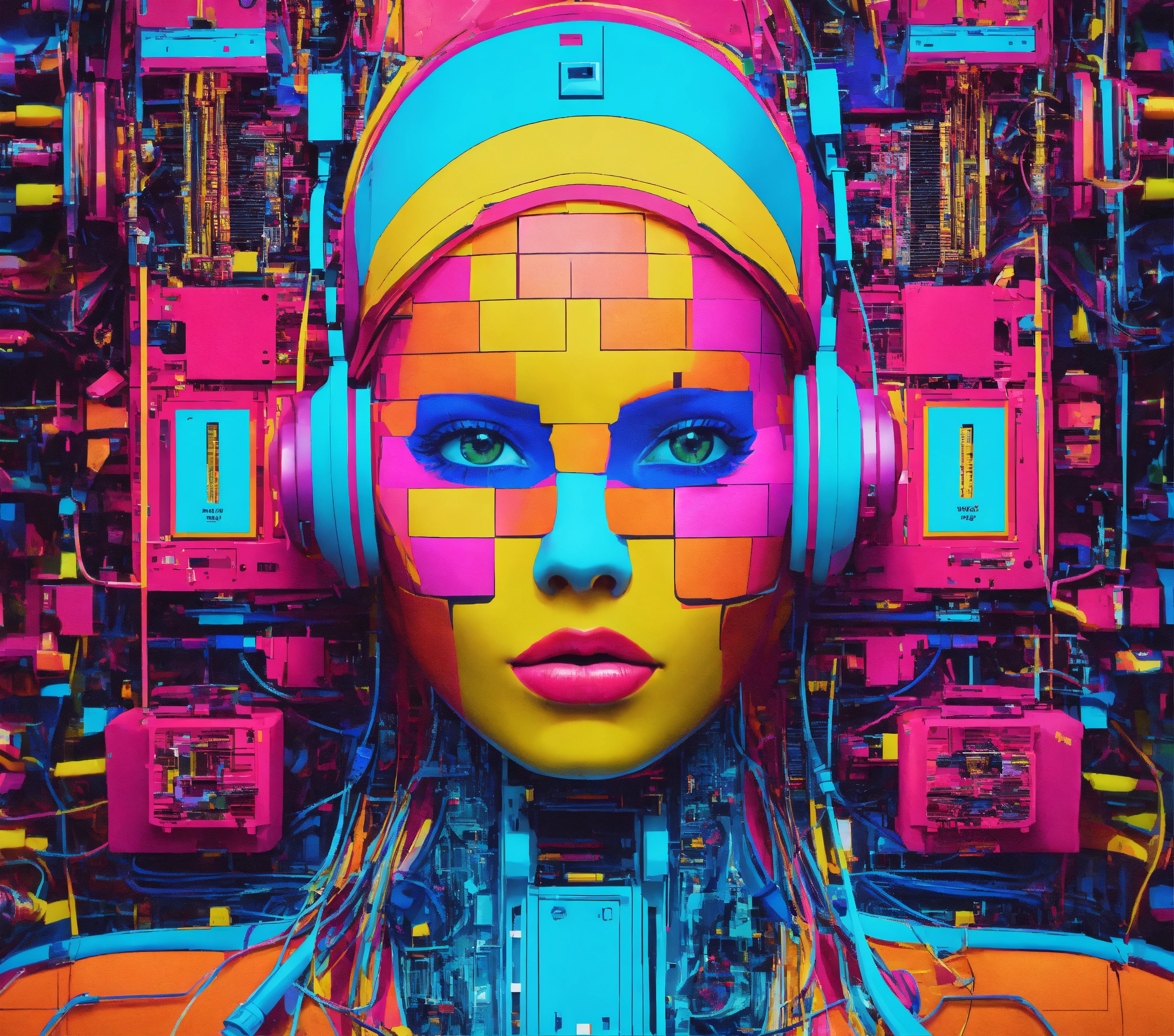 Lexica - Pop art showreel of new media featuring artificial intelligence.