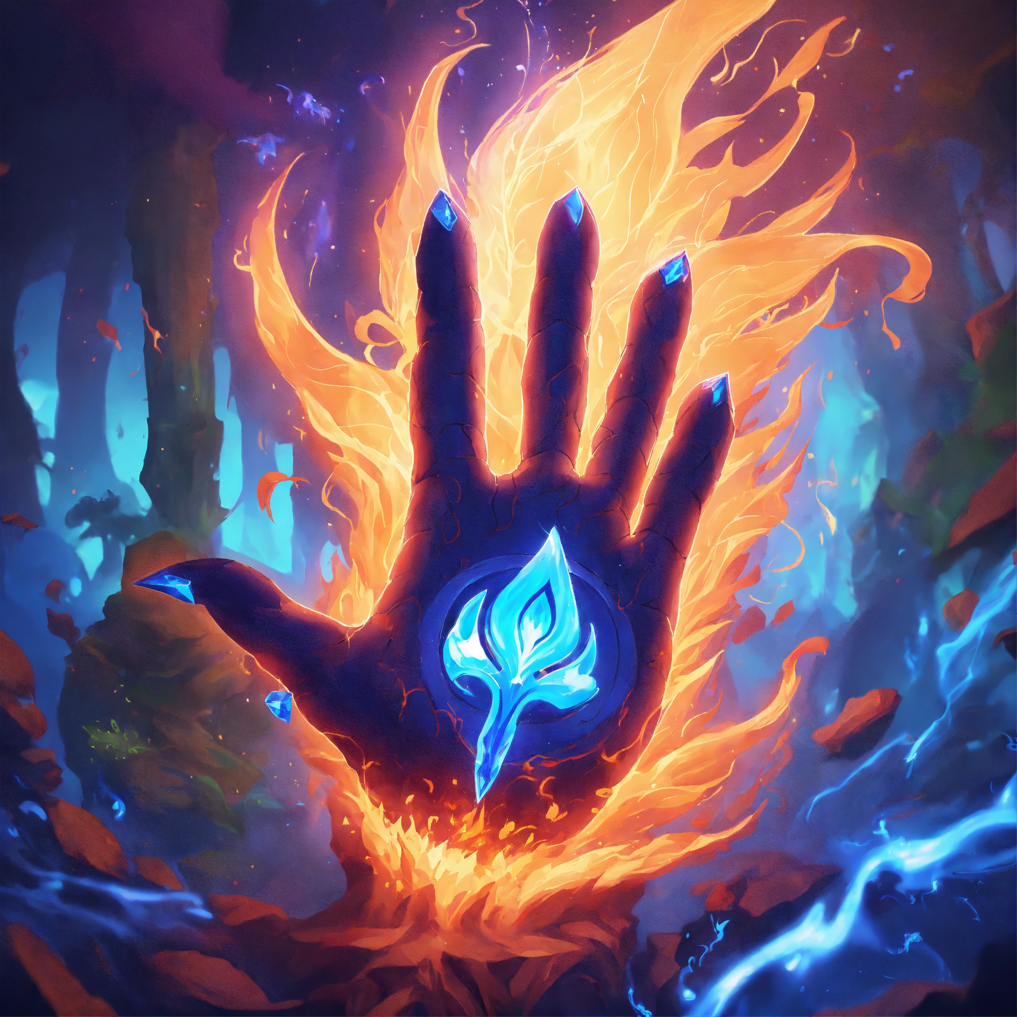 Lexica - A single full scale colorful image of an ability icon for a ...