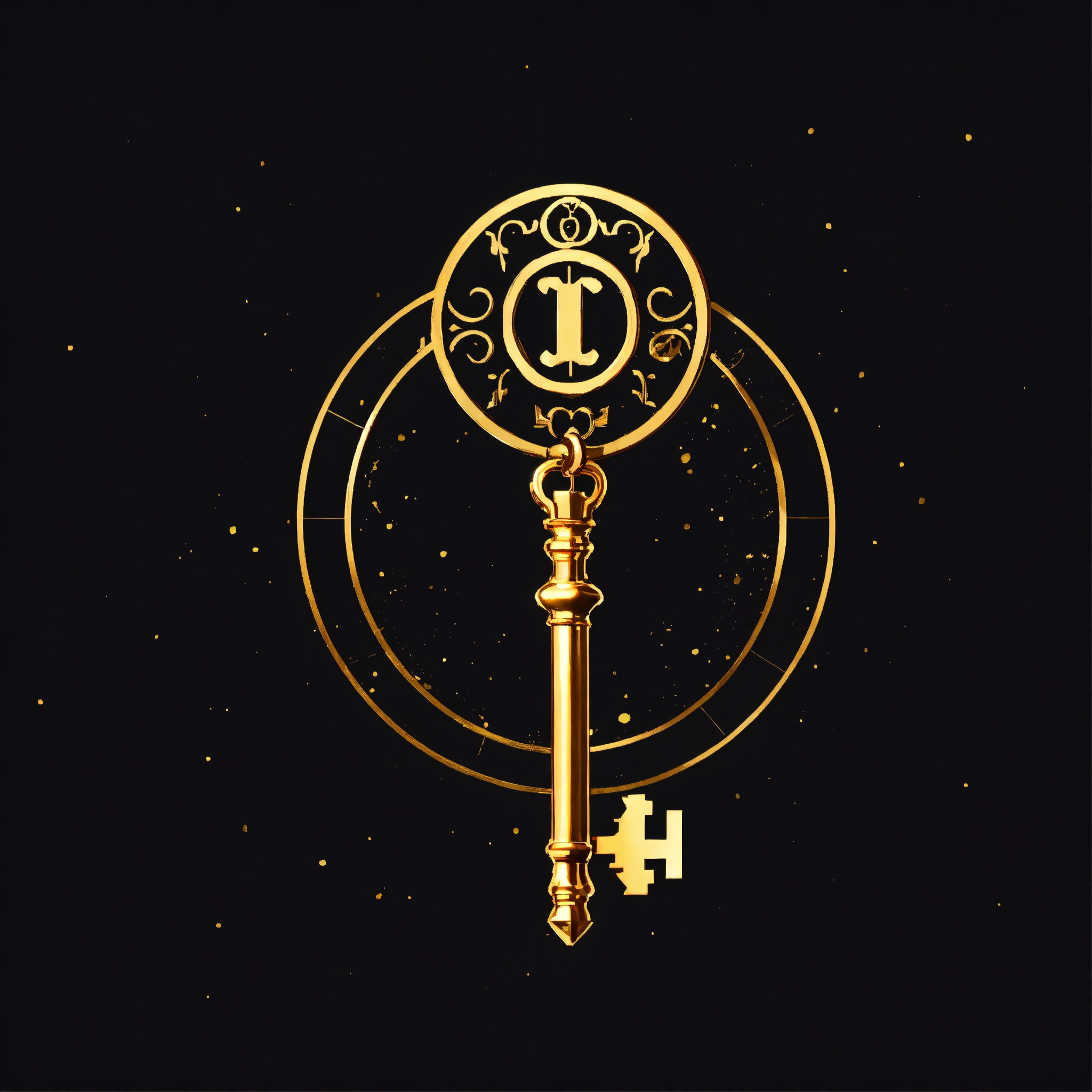 Lexica - Golden key logo