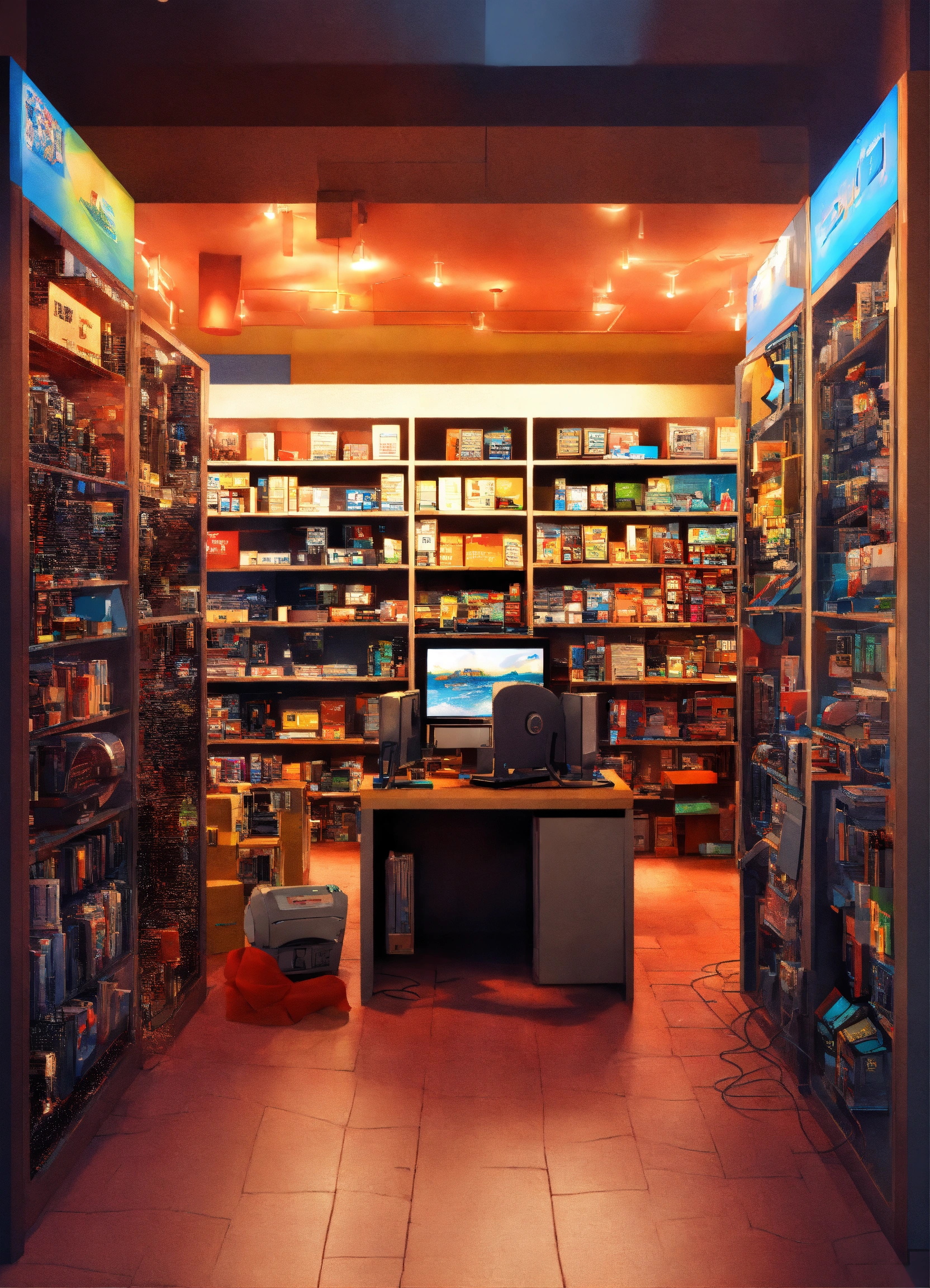 Lexica - Computer store 3D art