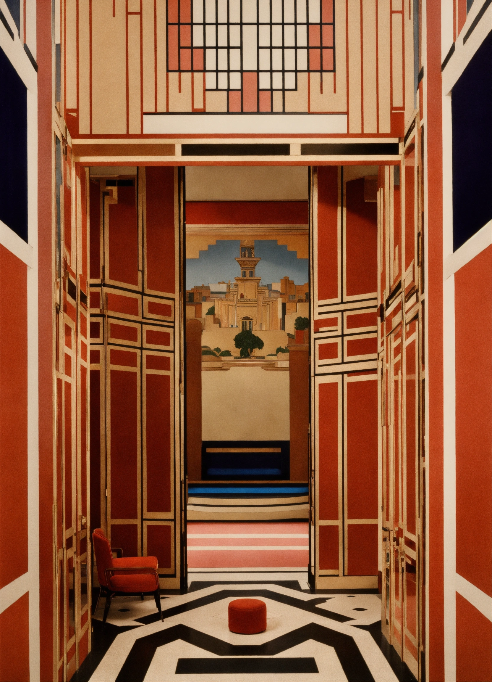 Lexica - Josef hoffmann minimalist palais de trocadero hollywood ...