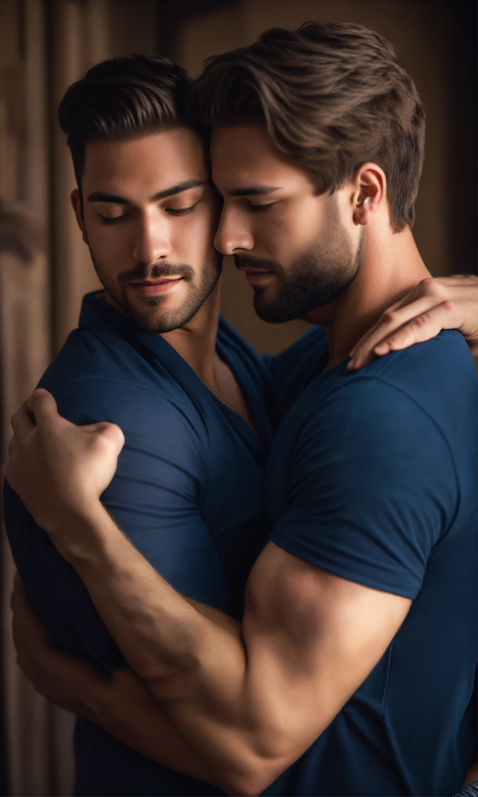 Lexica Romance Book Cover Photograph With Two Attractive Gay Men In A 