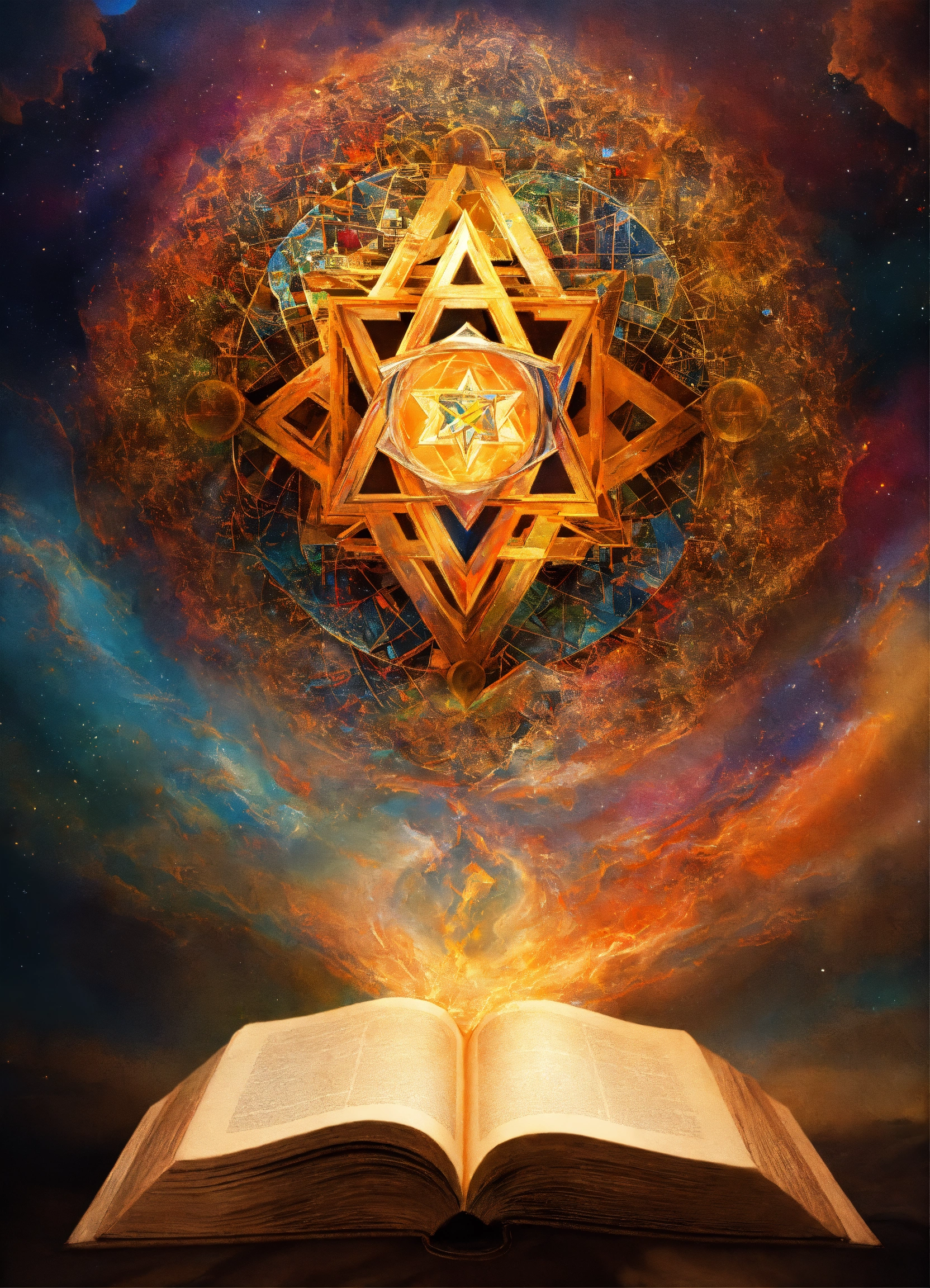 Lexica - Abstract images of the Christian Jewish Creator God.