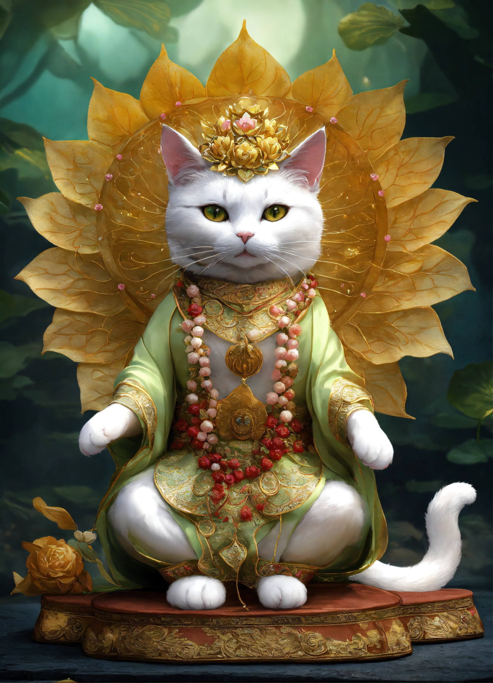 Lexica - A cat like human with two legs, a mythical being, wearing a ...
